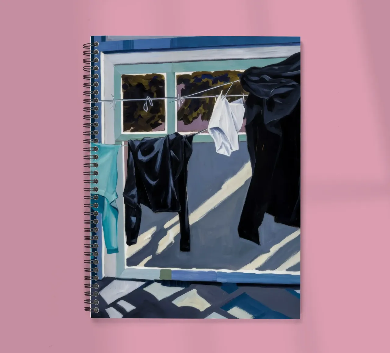 Schaduwen op de was notitieboek met spiraal van Silk Palette