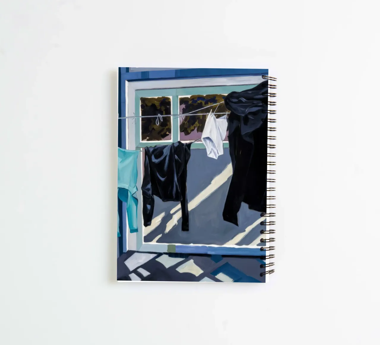 Schaduwen op de was notitieboek met spiraal van Silk Palette