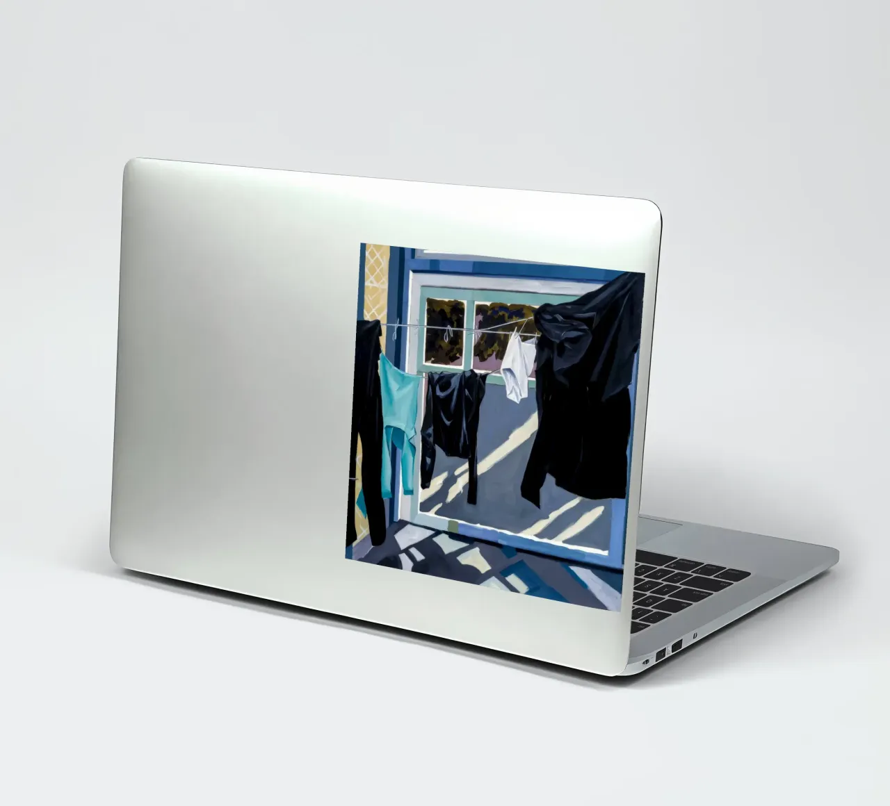 Schaduwen op de was sticker van Silk Palette