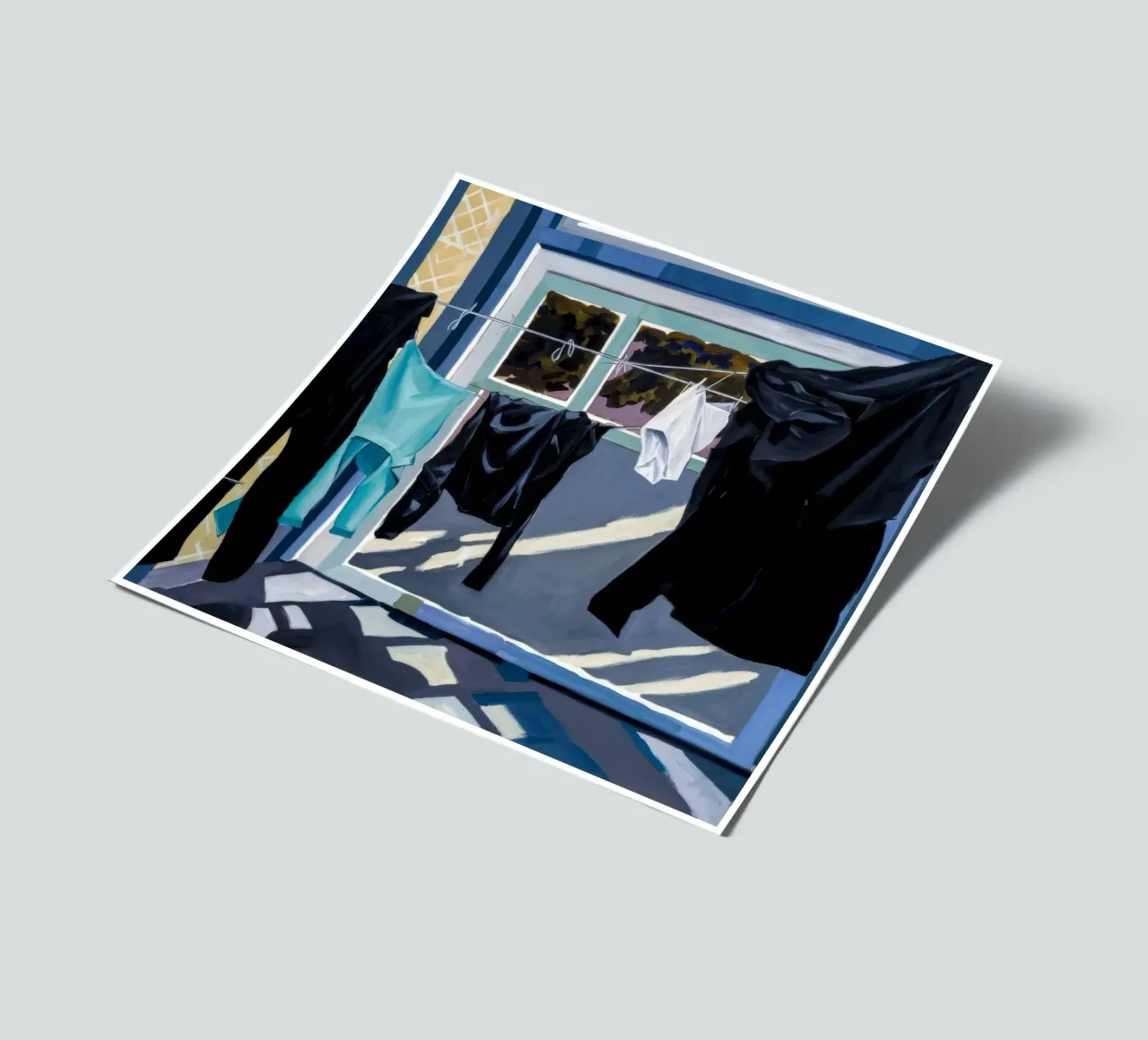 Schaduwen op de was stickervel van Silk Palette