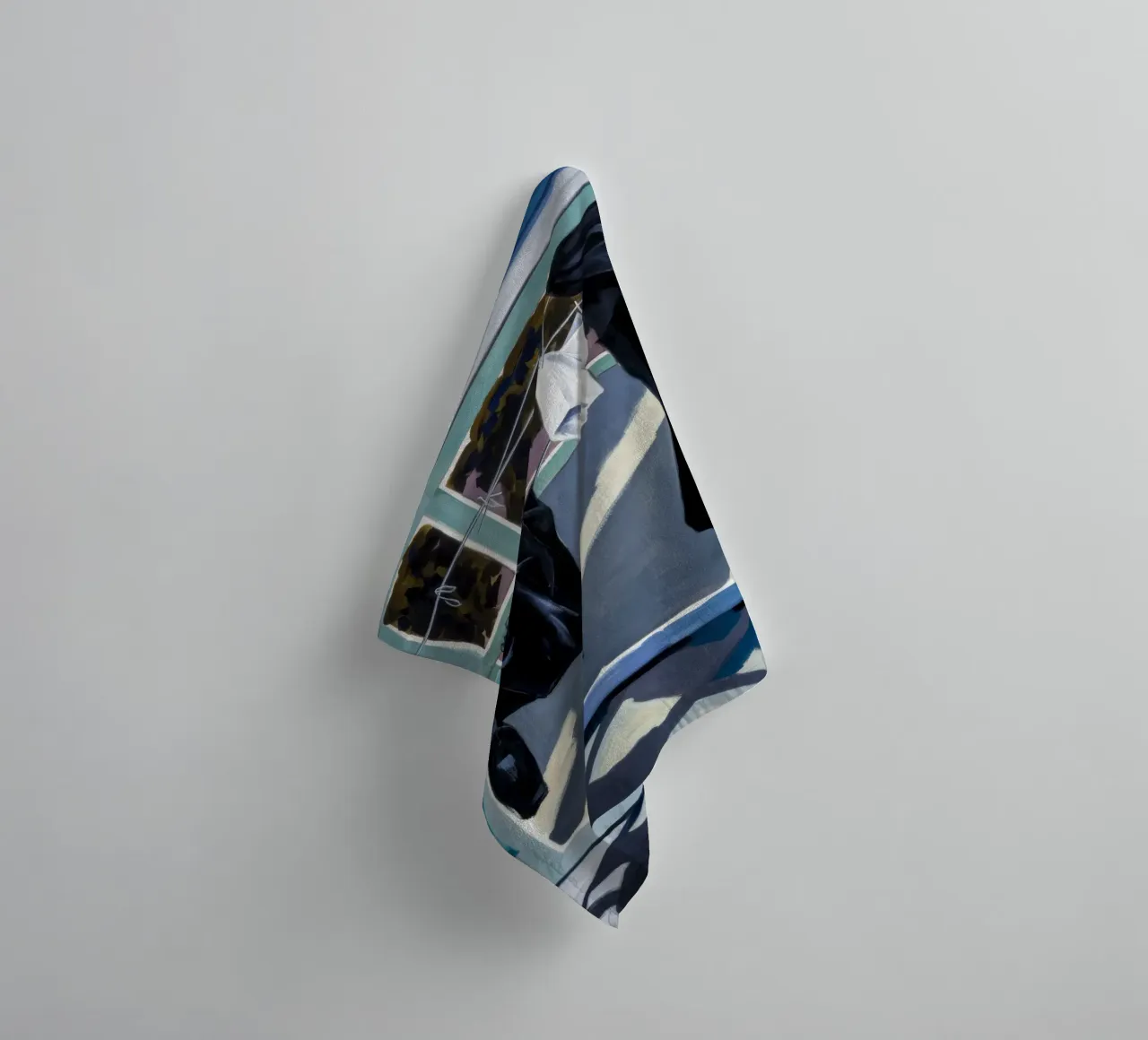 Schaduwen op de was badhanddoek van Silk Palette