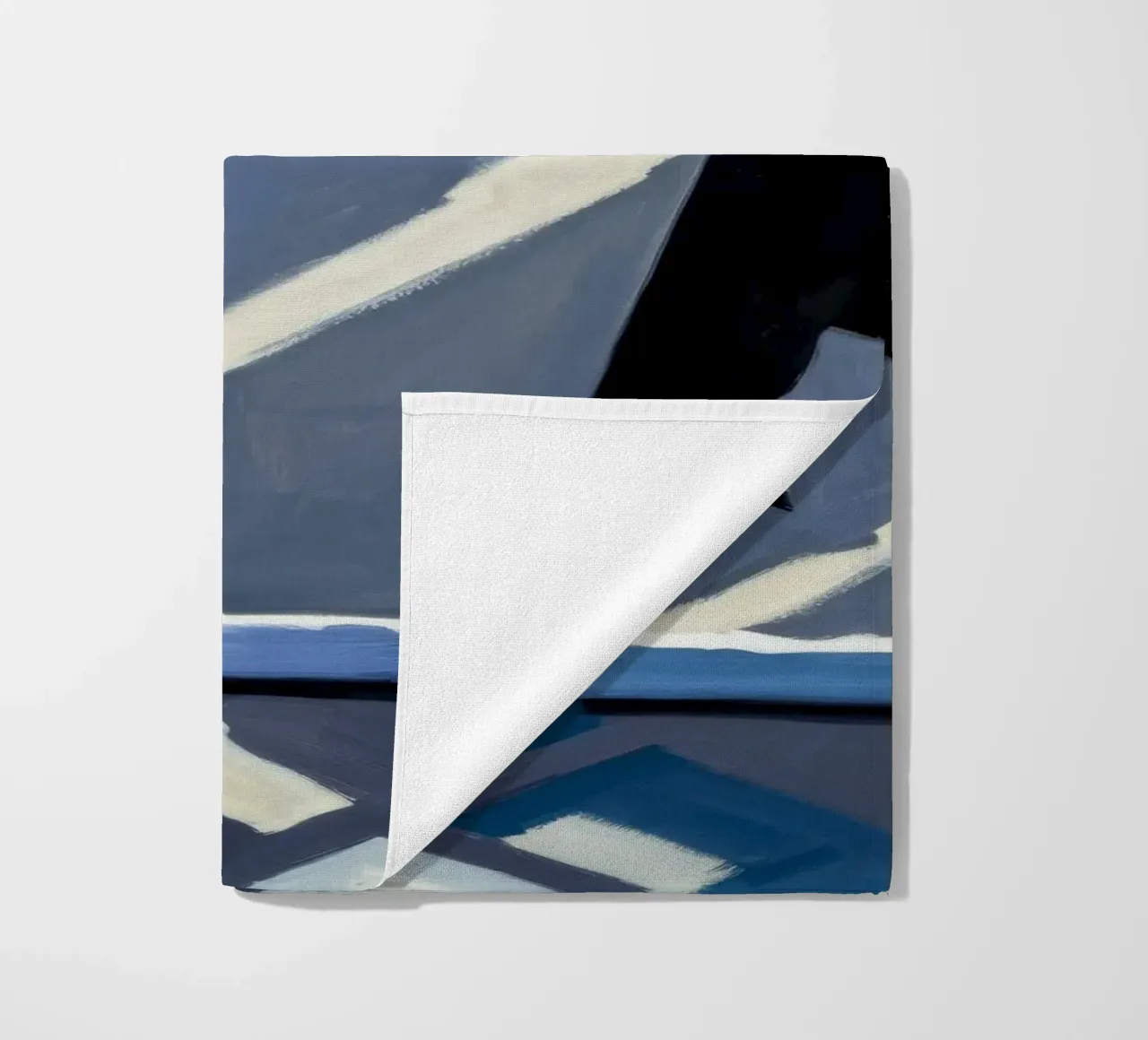 Schaduwen op de was strandhanddoek van Silk Palette