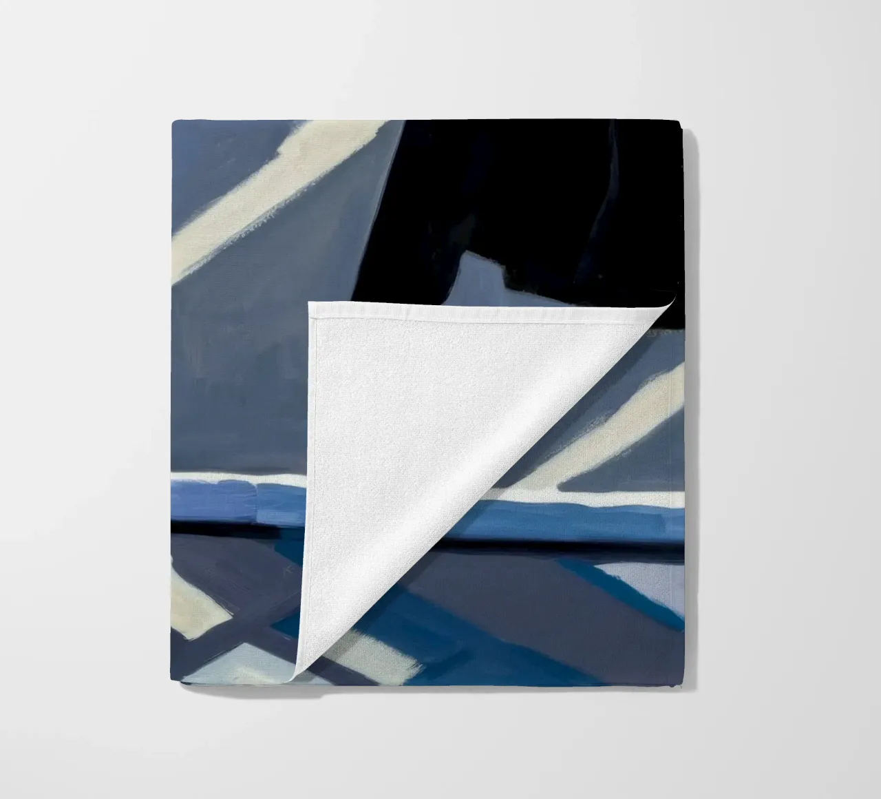 Schaduwen op de was strandhanddoek van Silk Palette