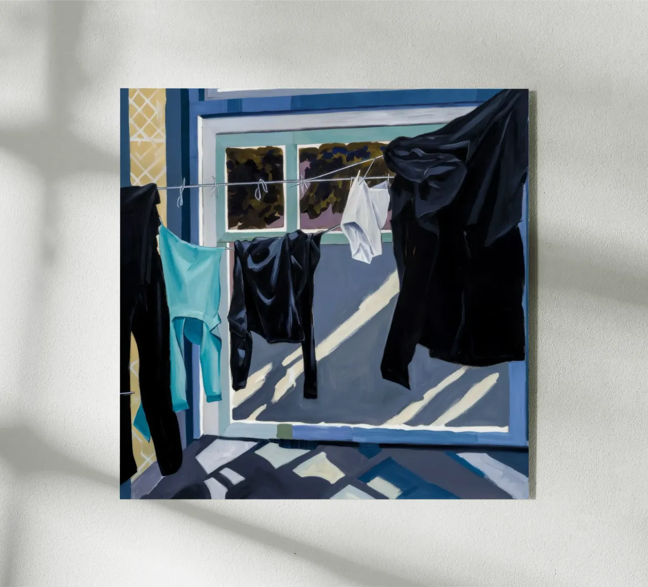 Schaduwen op de was acryl van Silk Palette