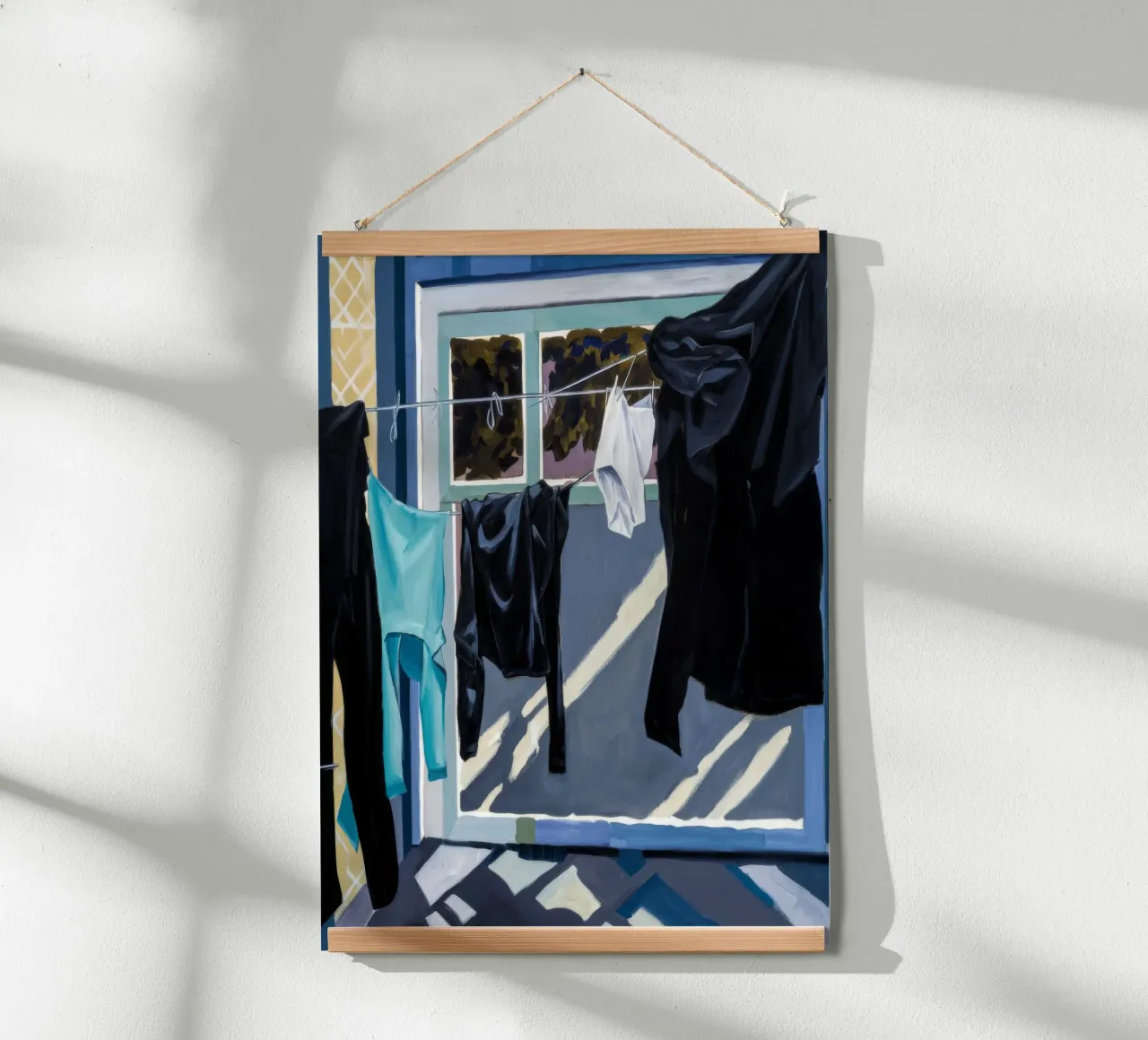 Schaduwen op de was hahnemühle van Silk Palette