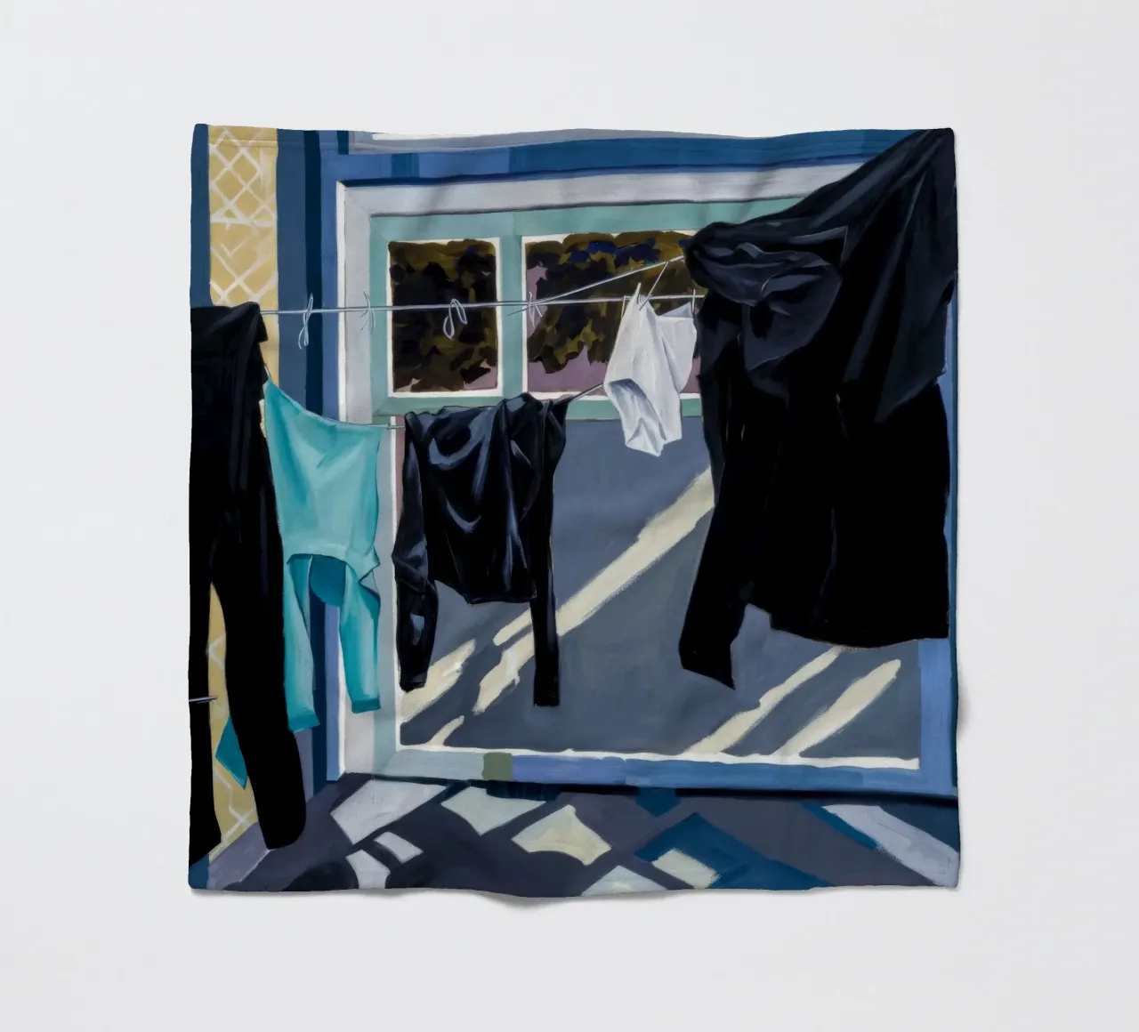 Schaduwen op de was fleecedeken van Silk Palette