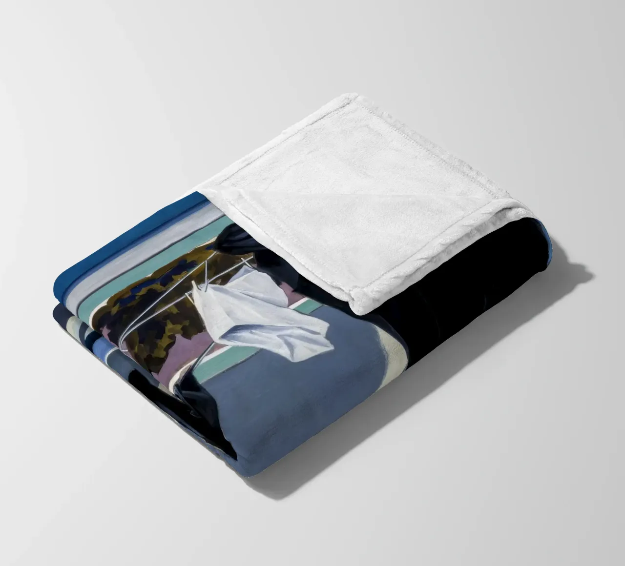 Schaduwen op de was fleecedeken van Silk Palette