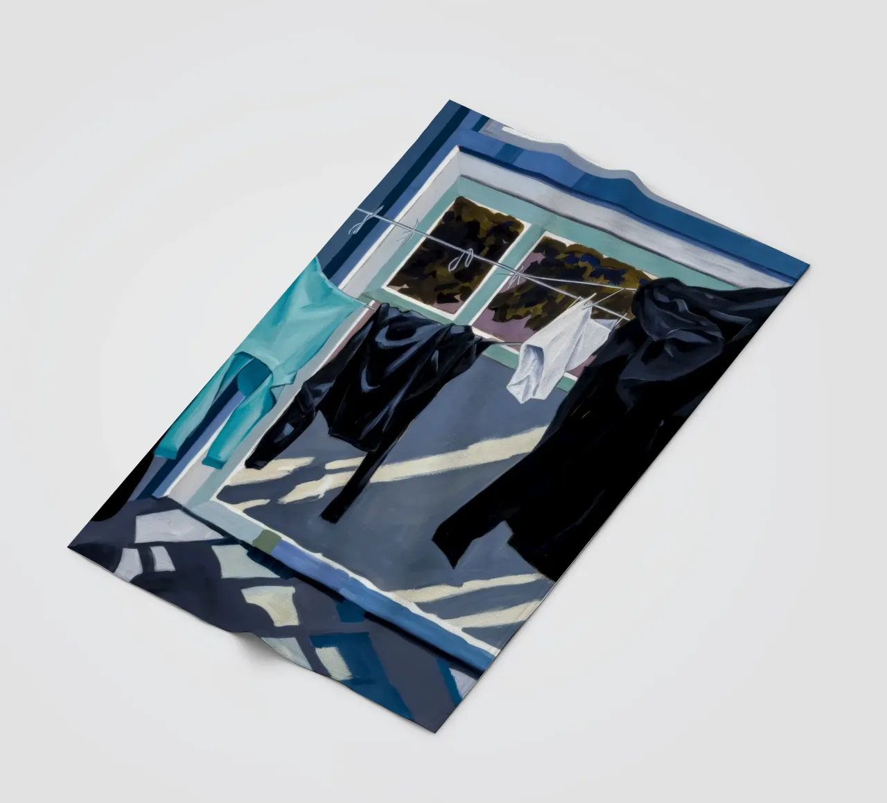 Schaduwen op de was fleecedeken van Silk Palette