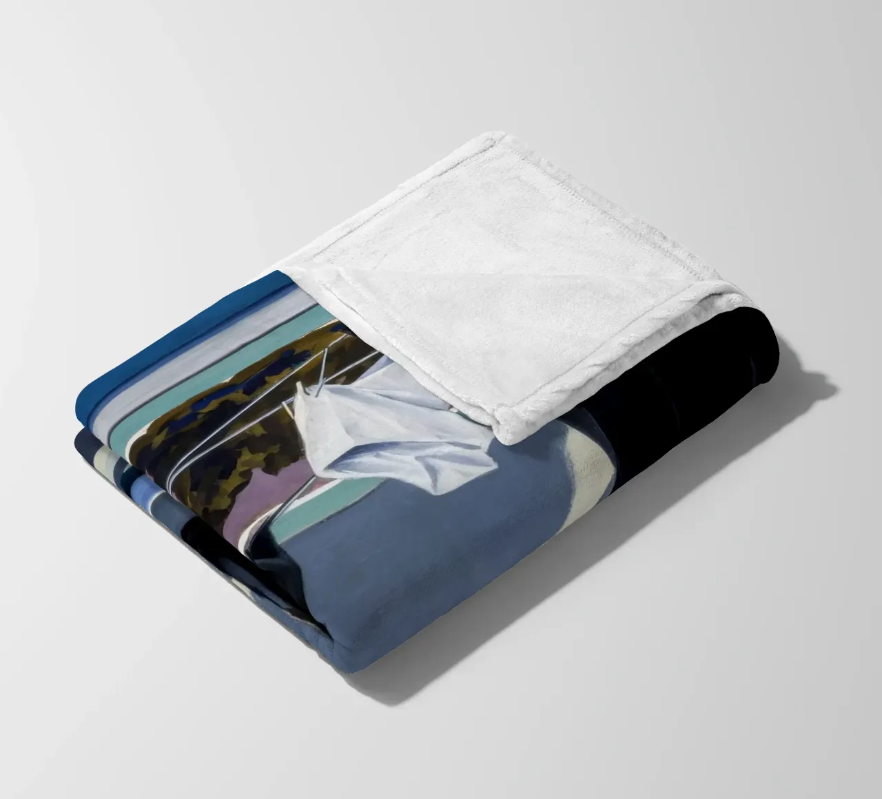 Schaduwen op de was fleecedeken van Silk Palette