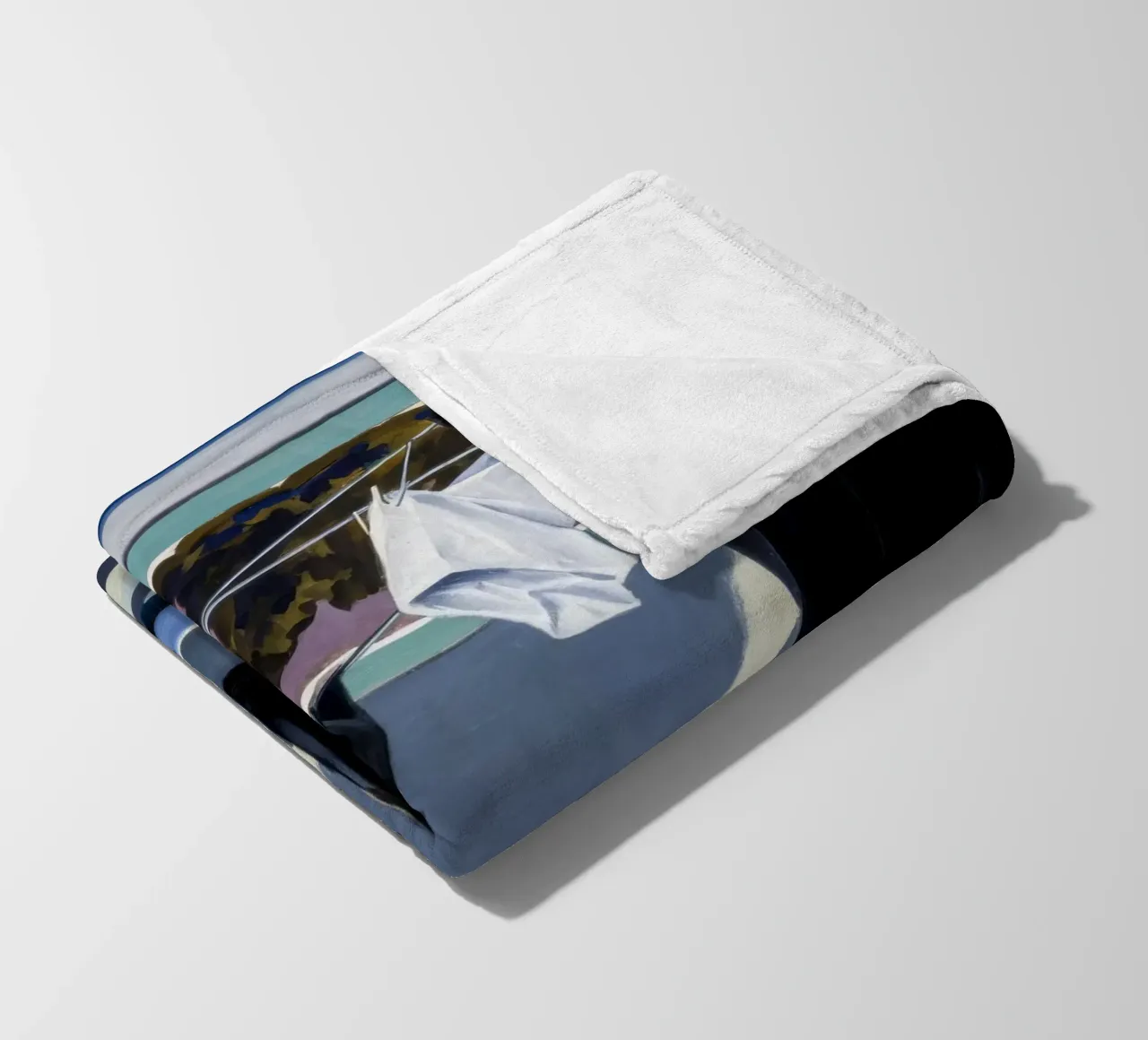 Schaduwen op de was fleecedeken van Silk Palette