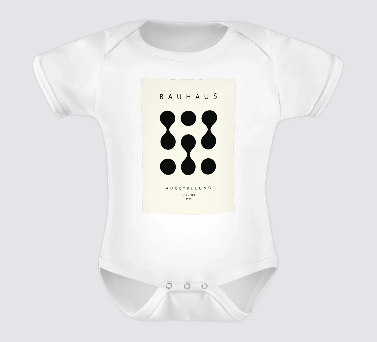 Aufbau und Struktur Kurzarm Babybody von Kumasama