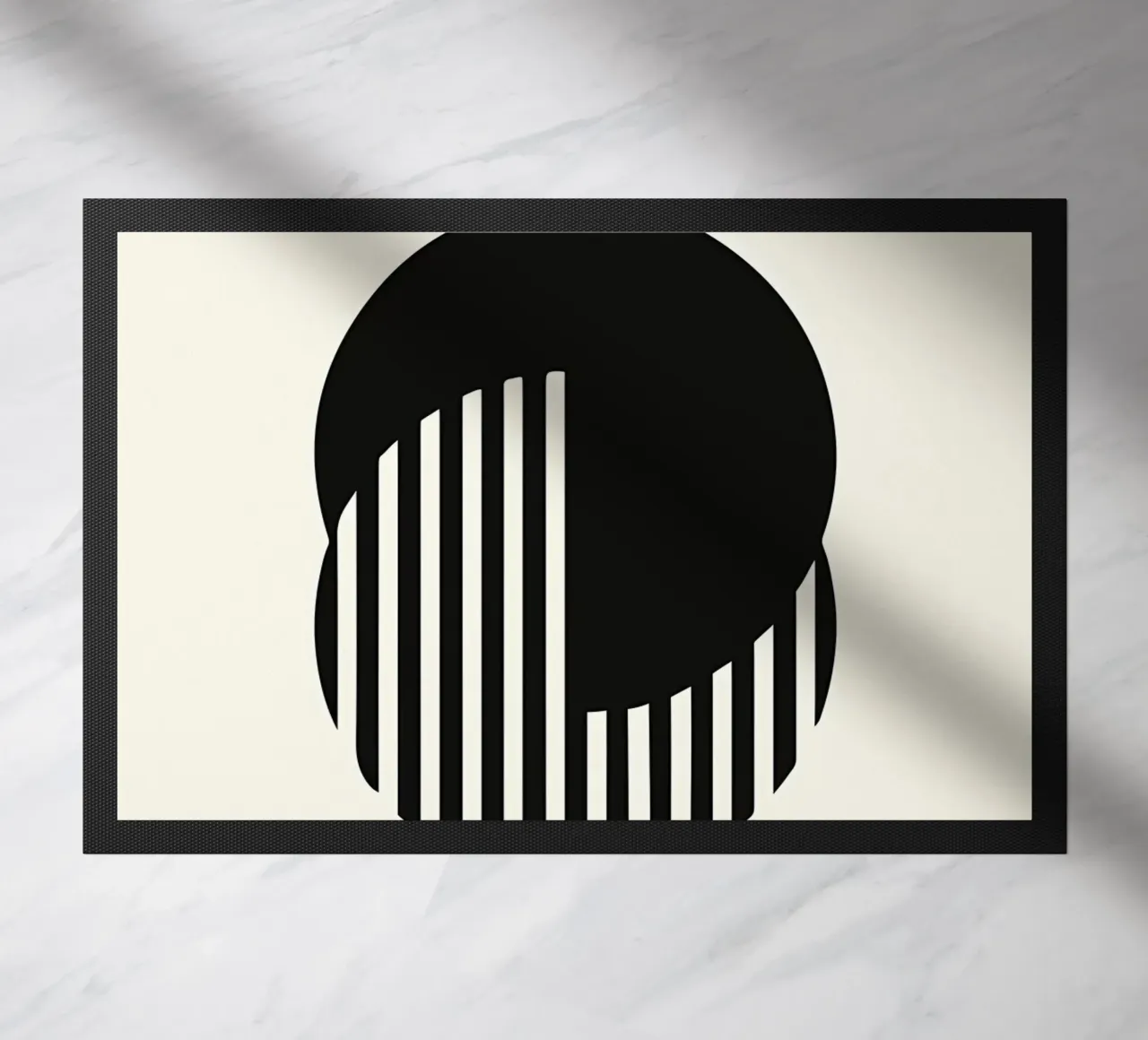 Lines and Light doormat by Kumasama