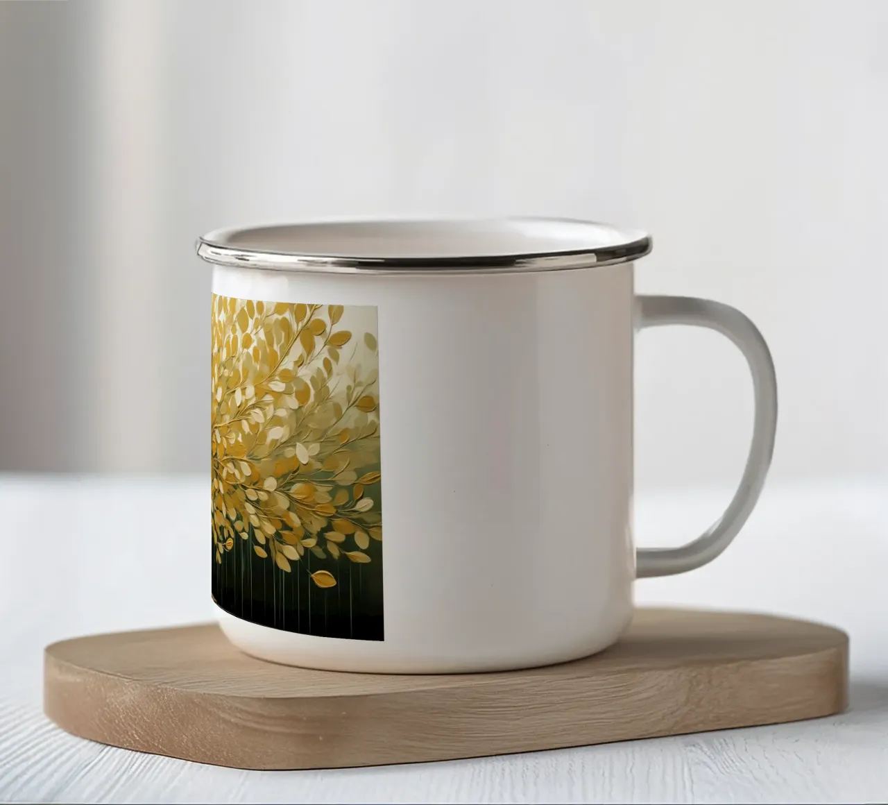 Arte da parete di Imagine tazza in smalto da Imagine