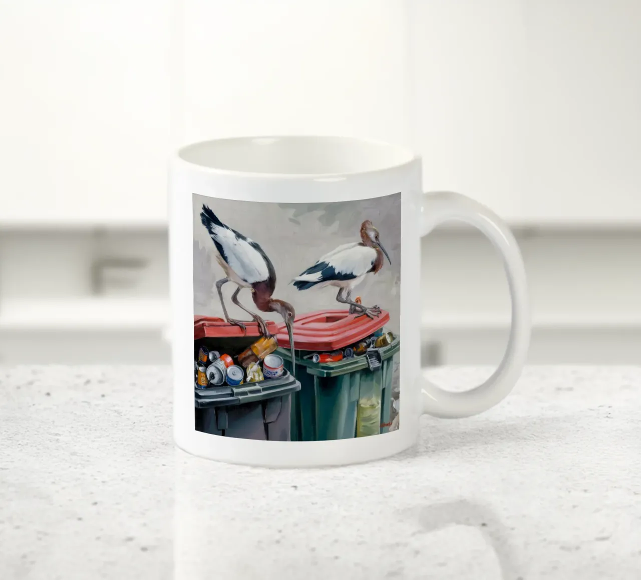 Ouverture urbana Ibis tazza in ceramica da Opal Strokes