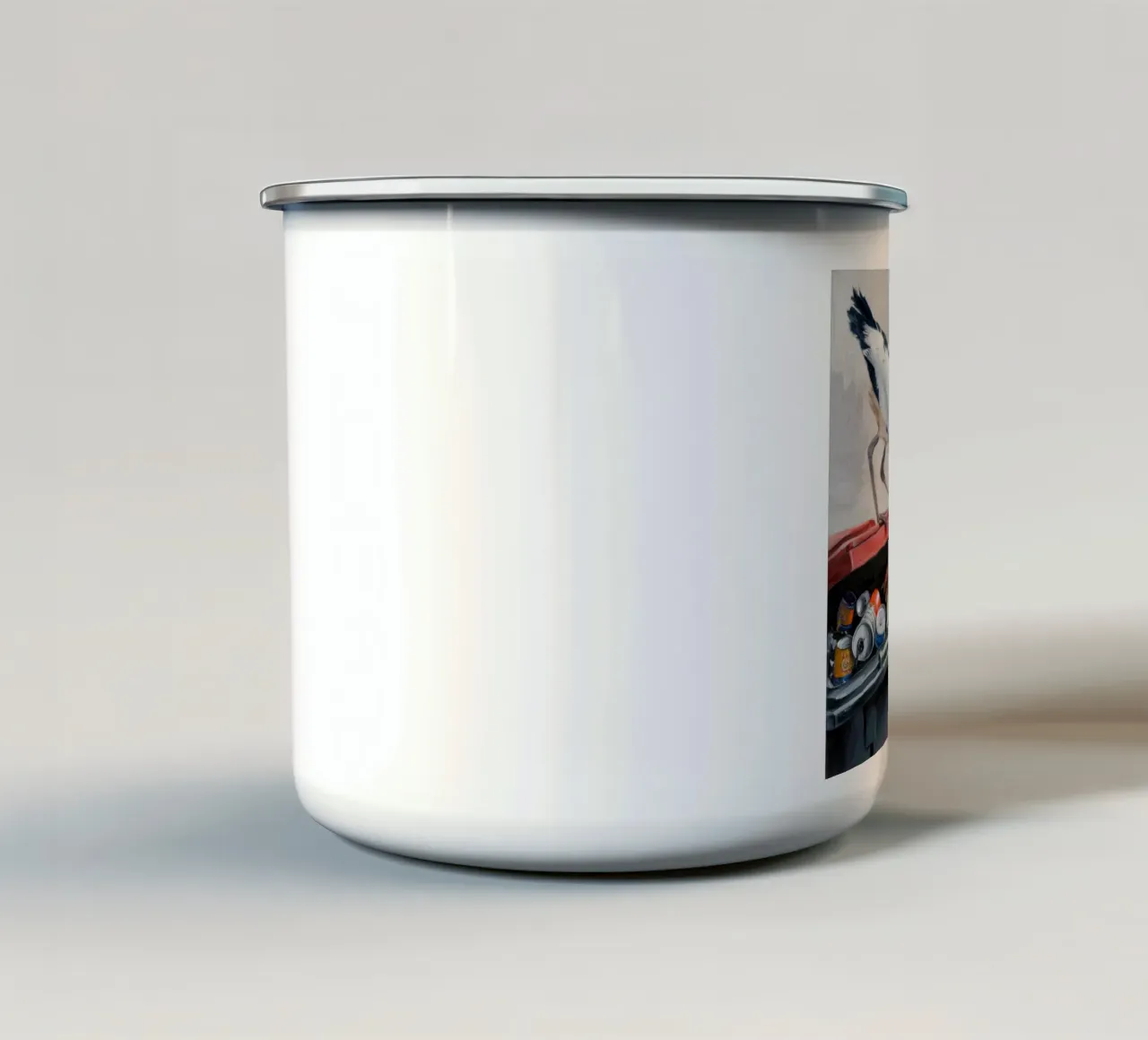 Ouverture urbana Ibis tazza in smalto da Opal Strokes