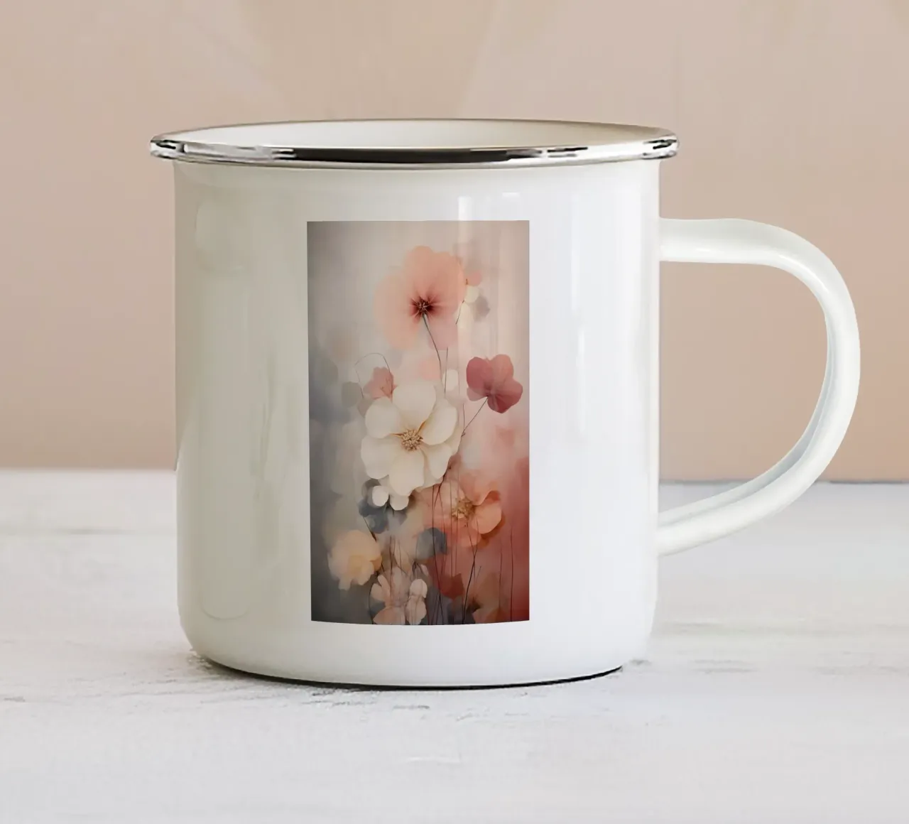 Arte da parete di Imagine tazza in smalto da Imagine