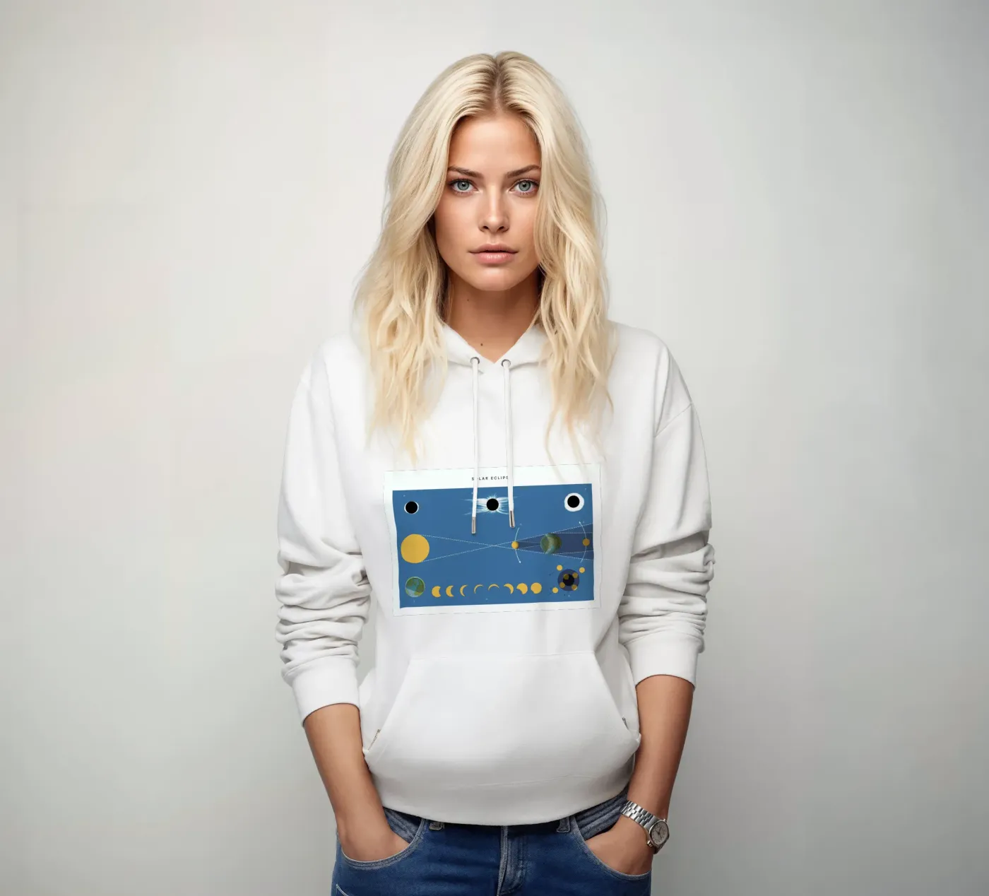 Solar Eclipse hoodie van Astër