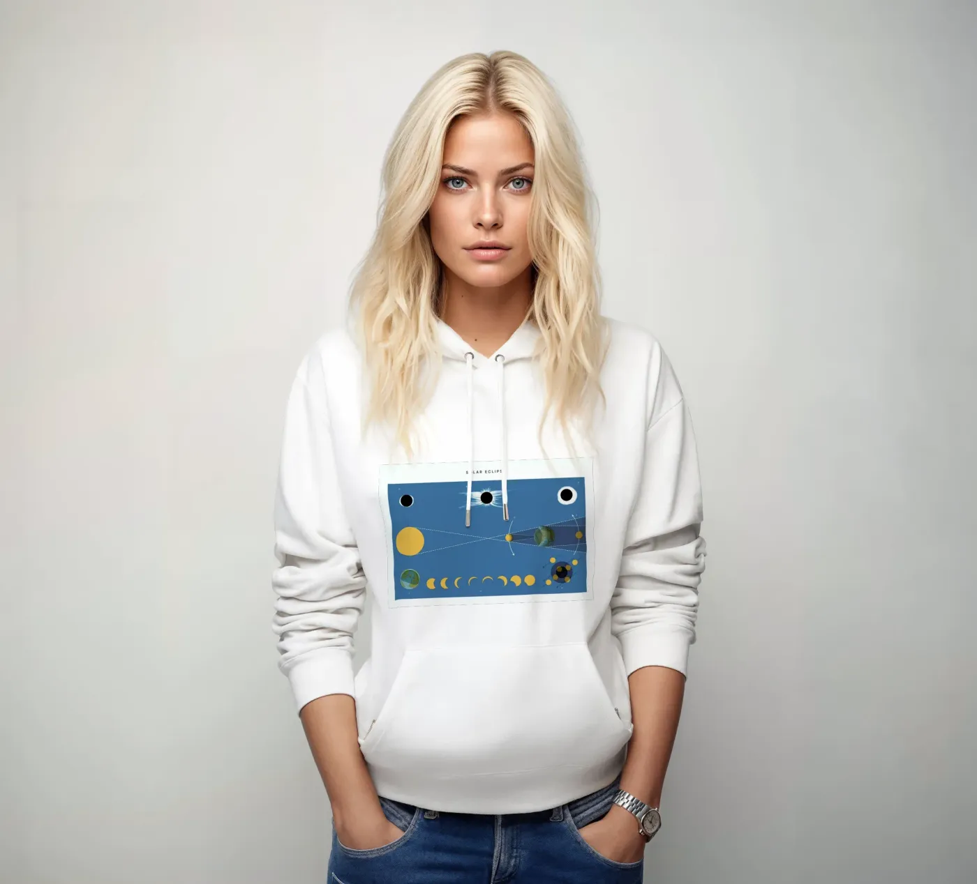 Solar Eclipse hoodie van Astër