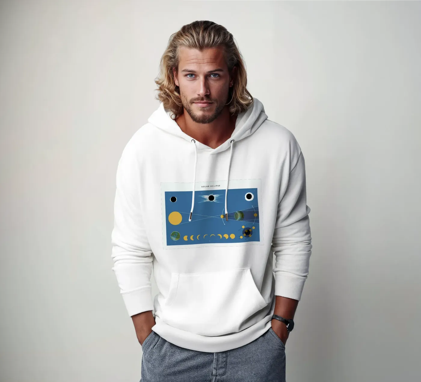 Solar Eclipse Hoodie von Astër