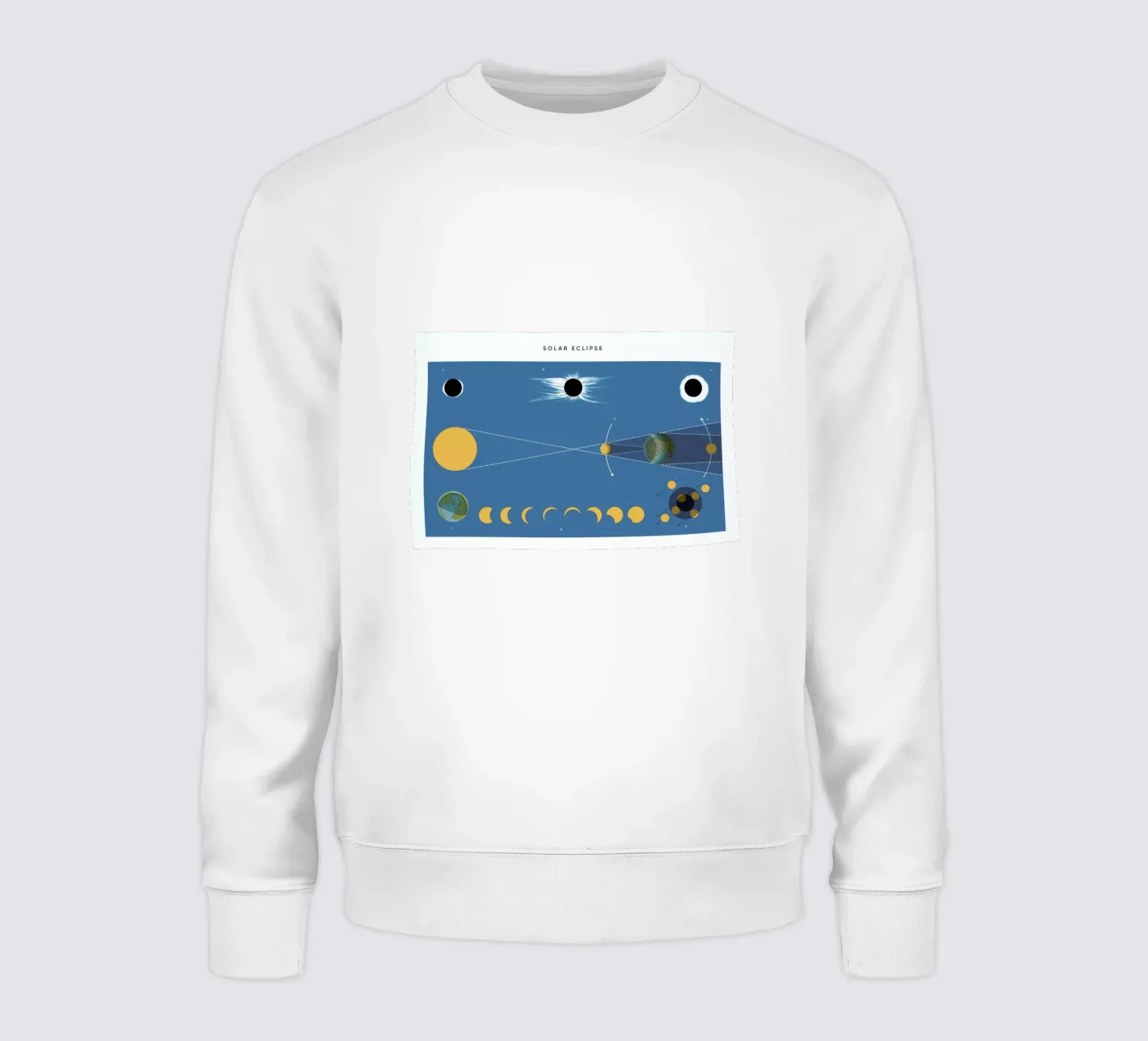 Solar Eclipse sweatshirt by Astër