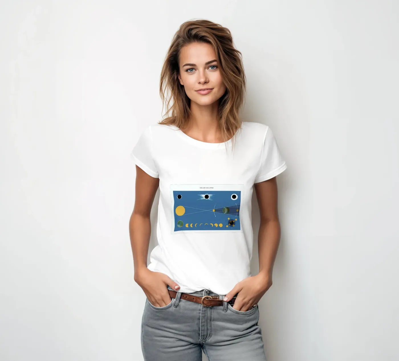 Solar Eclipse t-shirt da donna da Astër