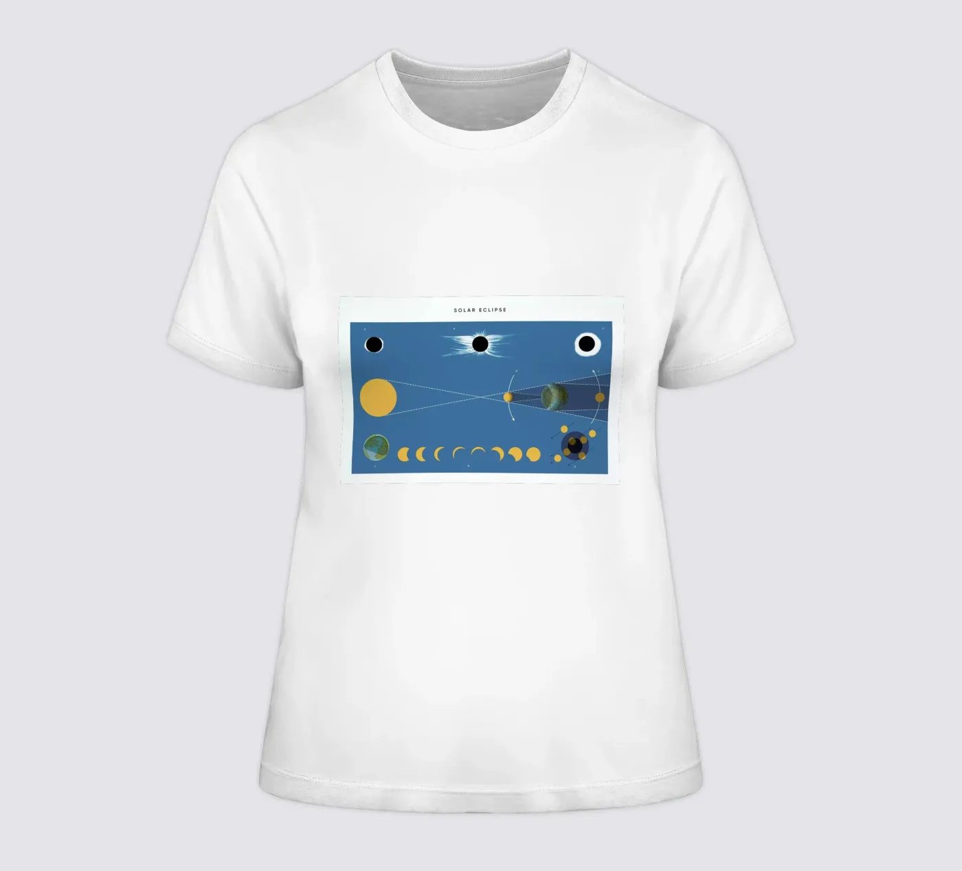 Solar Eclipse t-shirt da donna da Astër