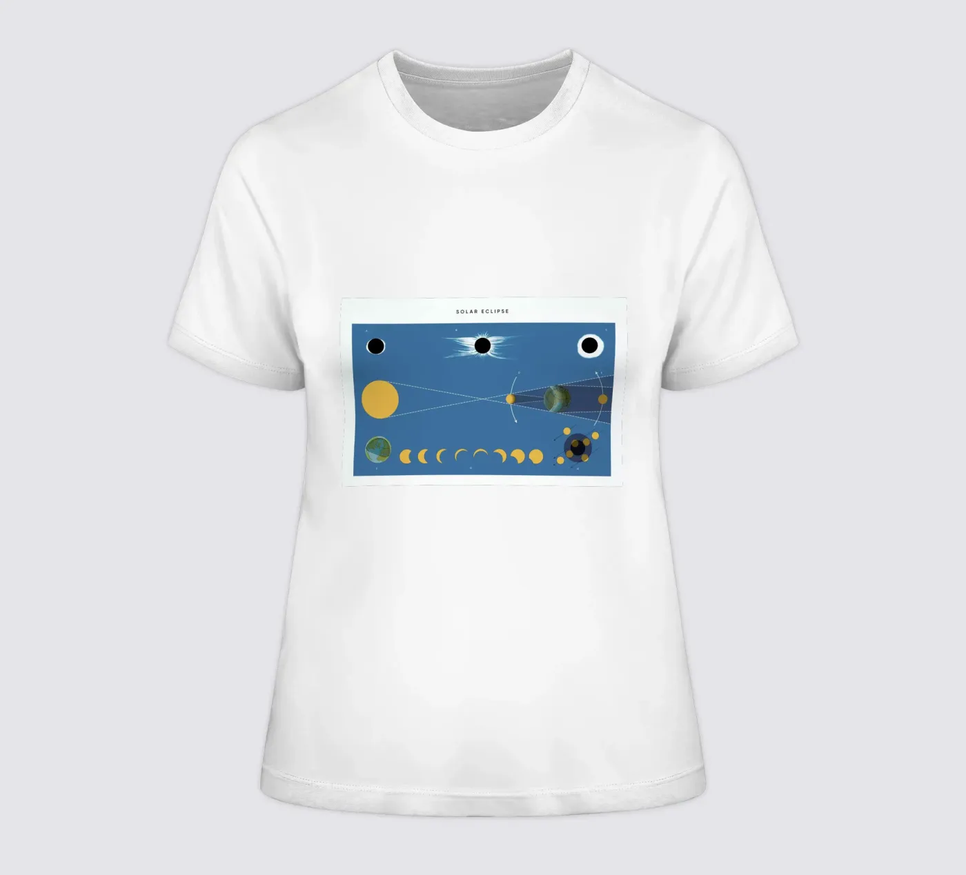 Solar Eclipse t-shirt da donna da Astër