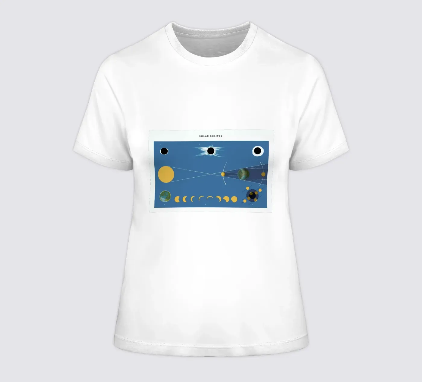 Solar Eclipse t-shirt da donna da Astër