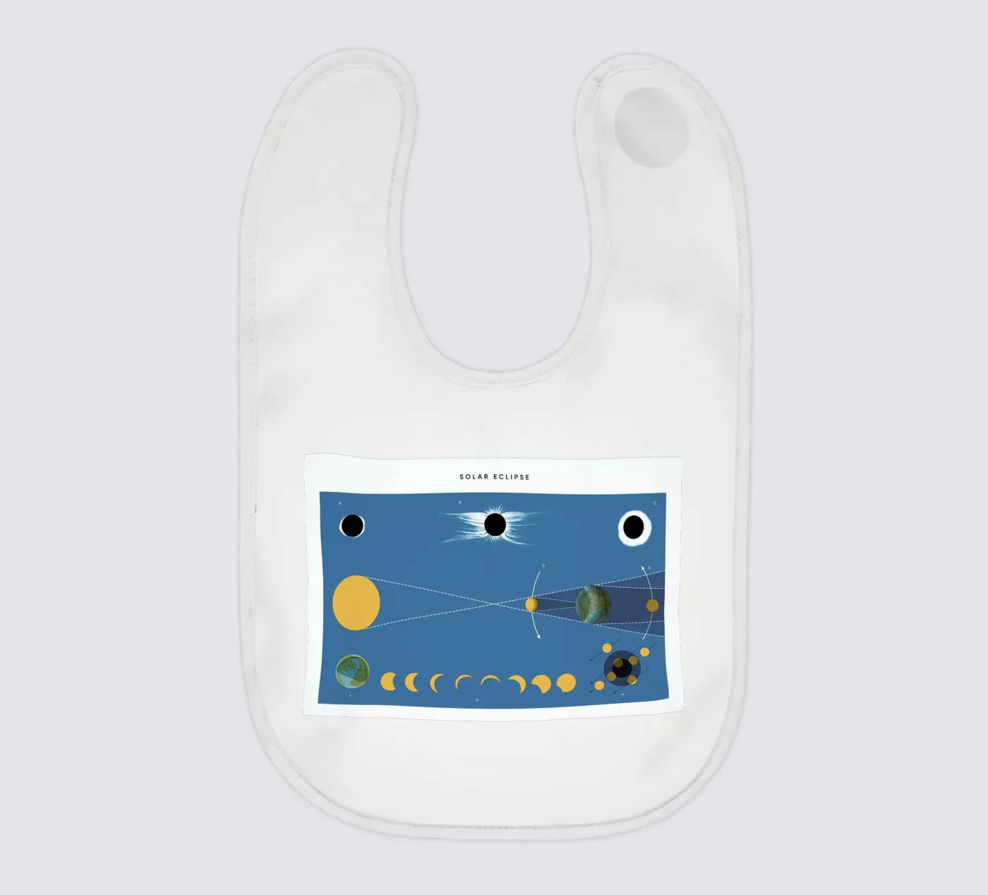 Solar Eclipse baby slabbetje van Astër