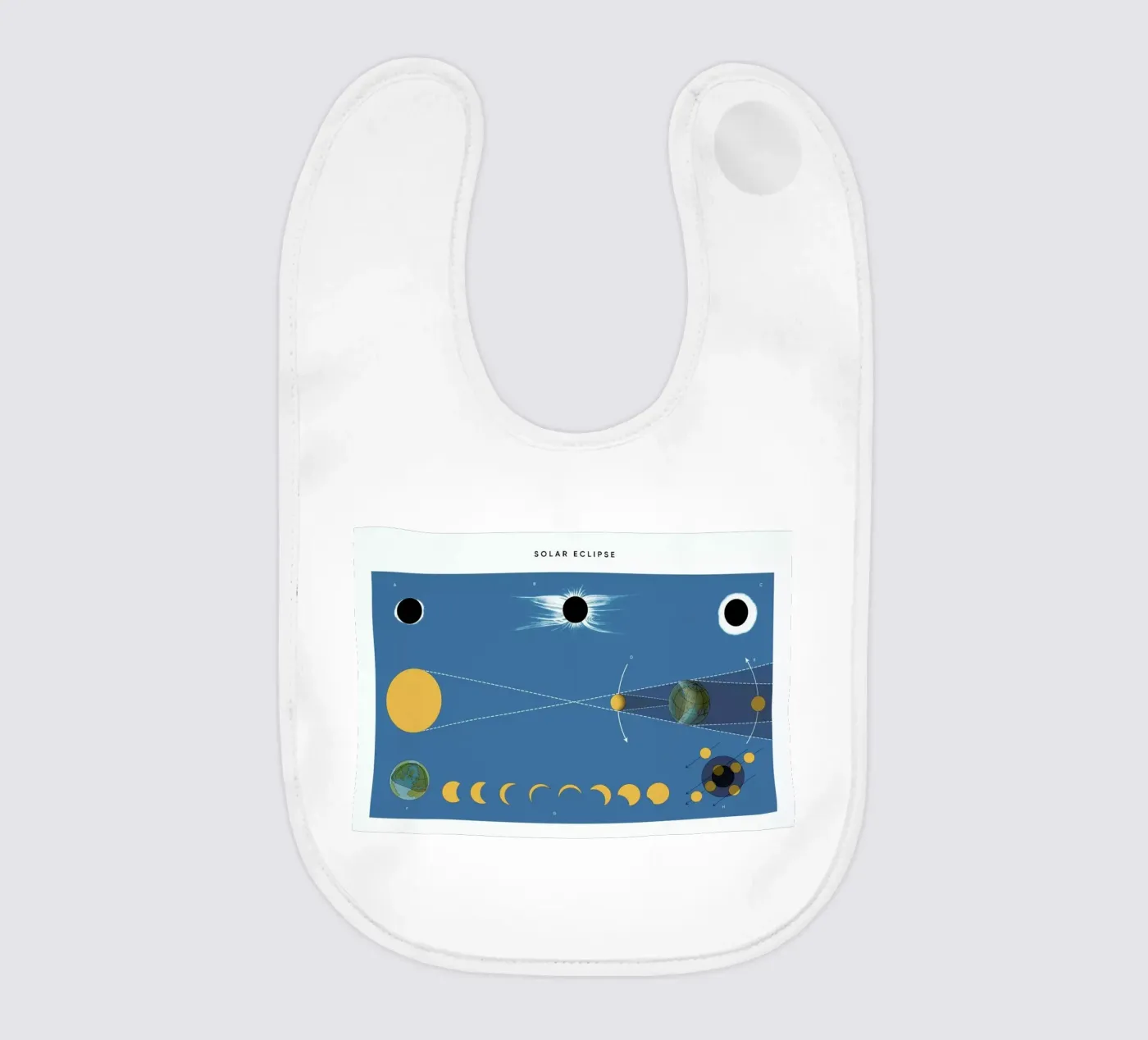 Solar Eclipse baby slabbetje van Astër