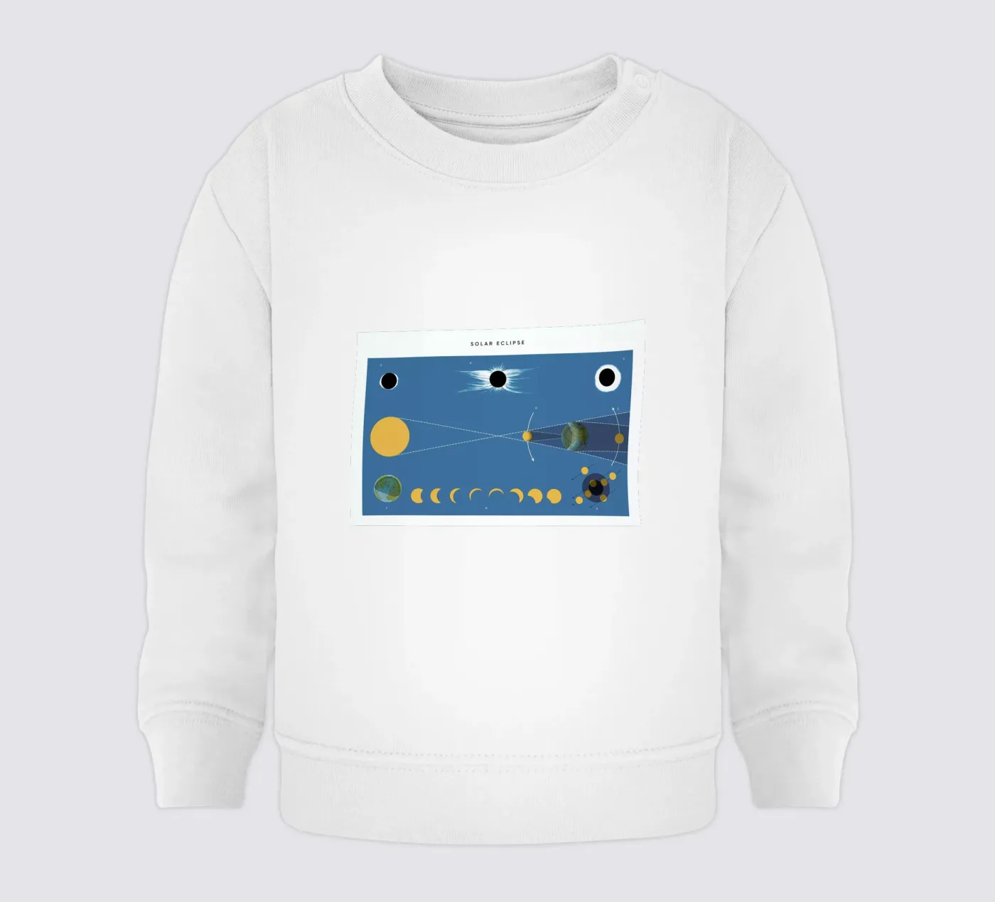 Solar Eclipse felpa neonato da Astër