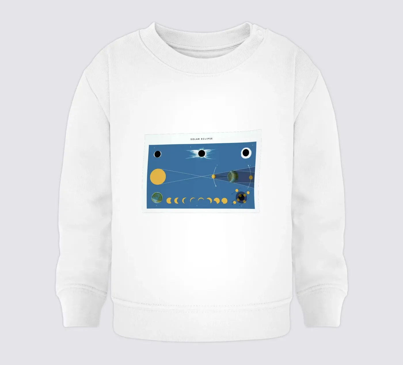 Solar Eclipse felpa neonato da Astër