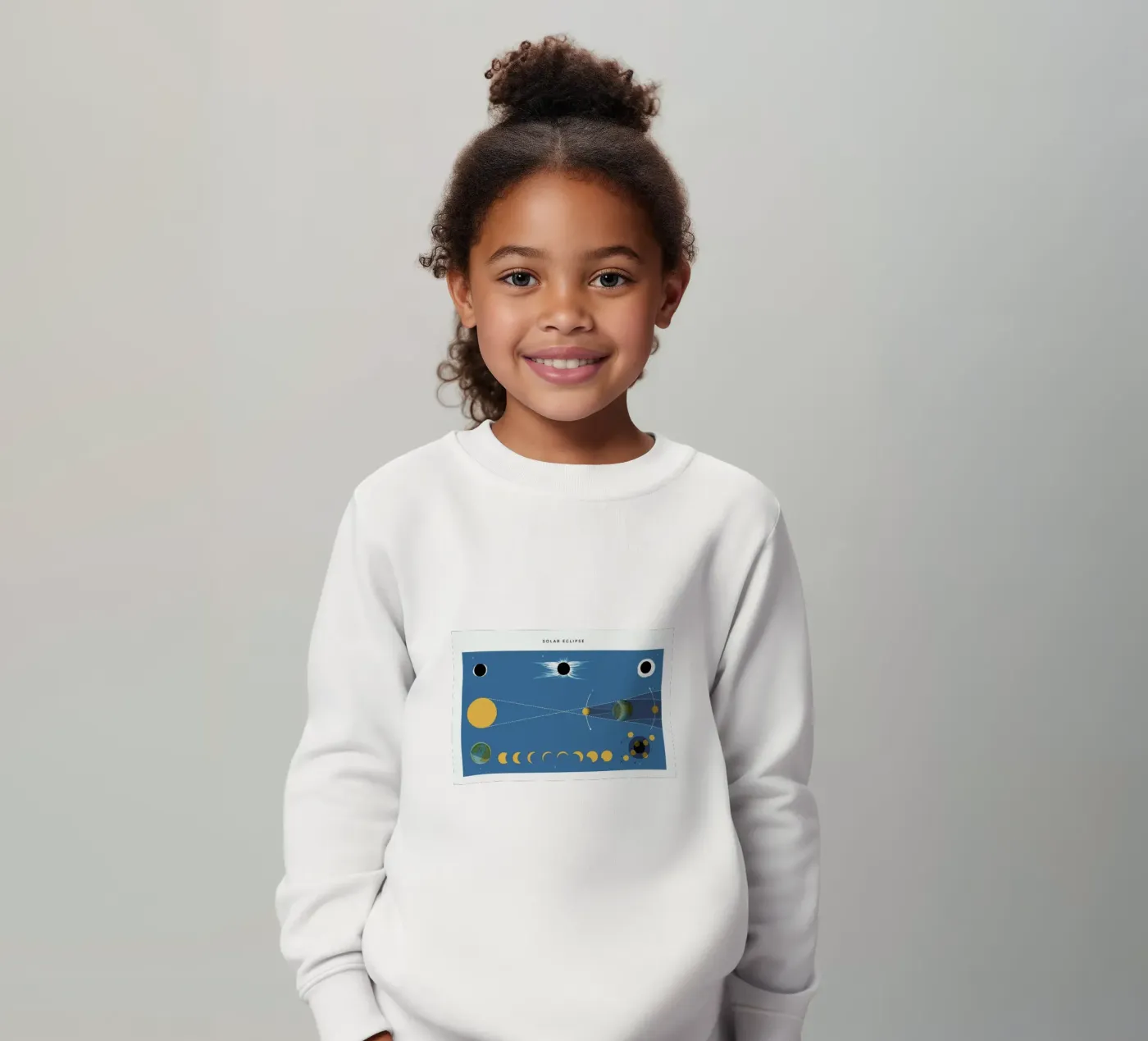Solar Eclipse kinder sweatshirt van Astër