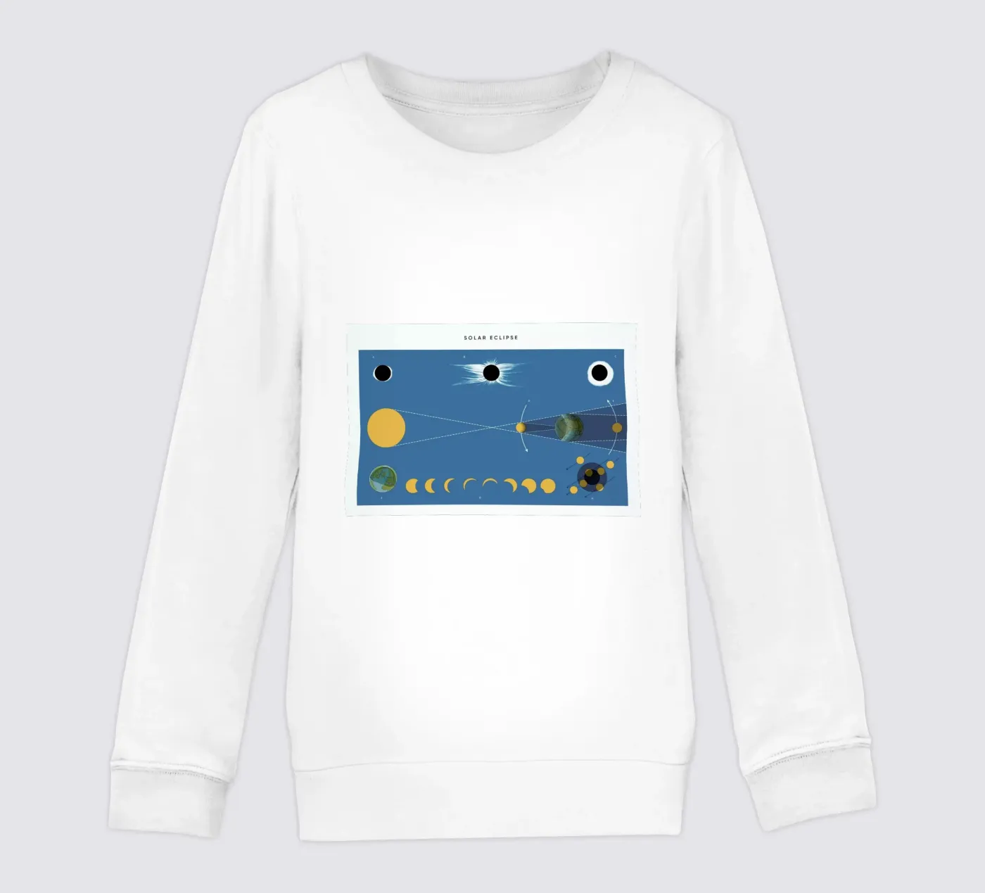 Solar Eclipse kinder sweatshirt van Astër