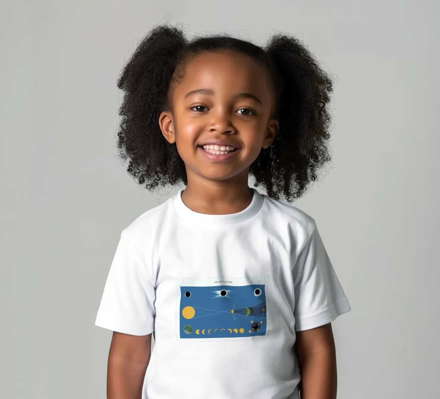 Solar Eclipse kinder t-shirt van Astër