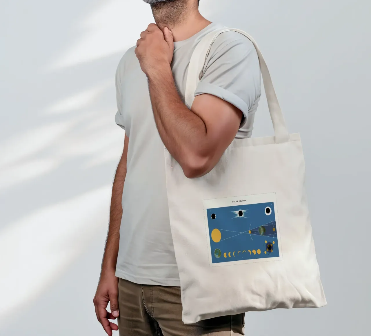 Solar Eclipse tote bag by Astër