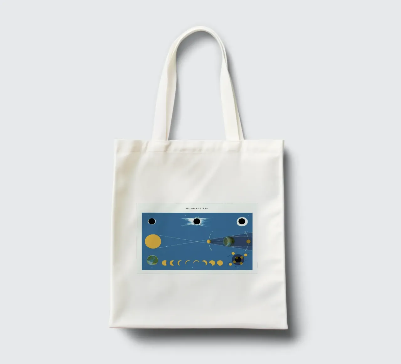Solar Eclipse borsa in juta da Astër