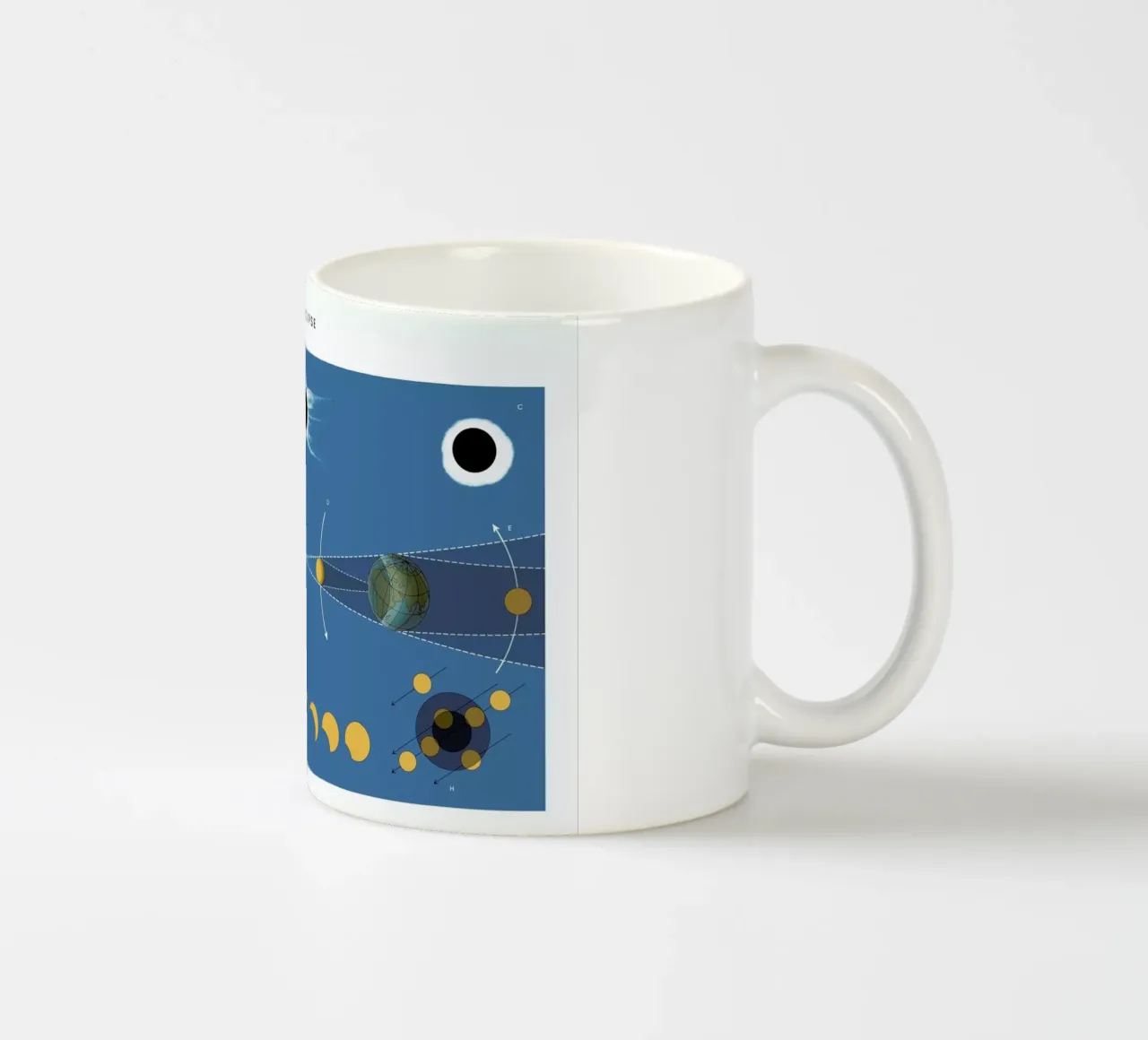 Solar Eclipse ceramic mug by Astër