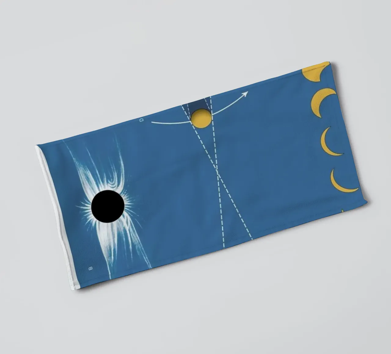 Solar Eclipse towel by Astër