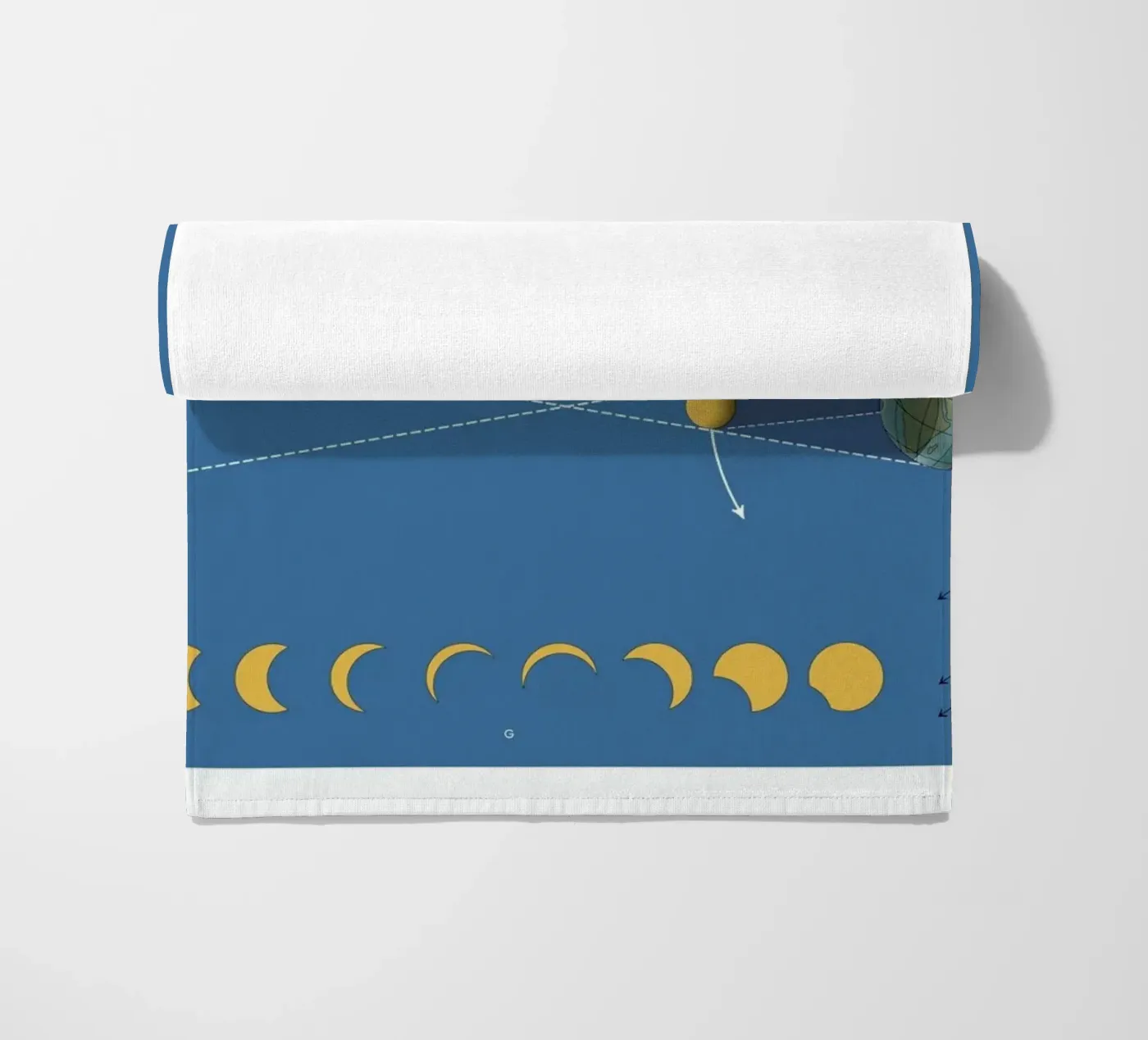 Solar Eclipse beach towel by Astër