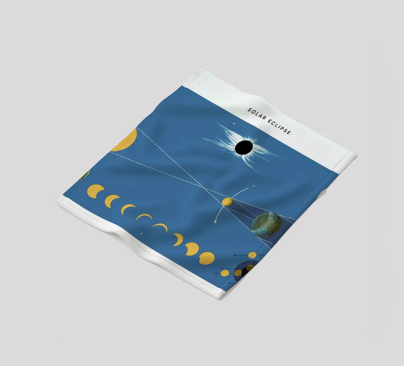 Solar Eclipse fleecedeken van Astër