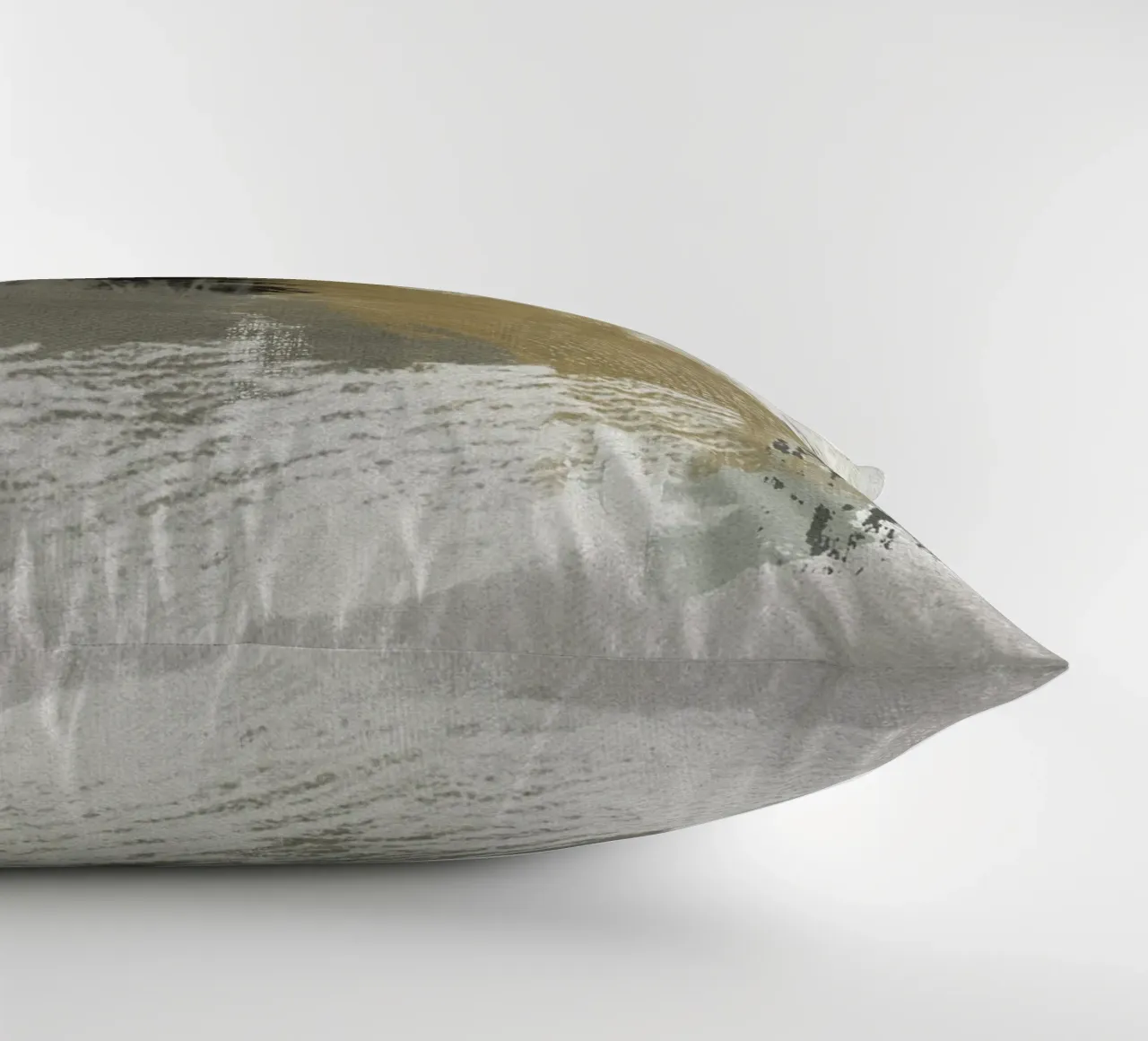 Modern abstract artwork with brush strokes cuscino da Imaginative