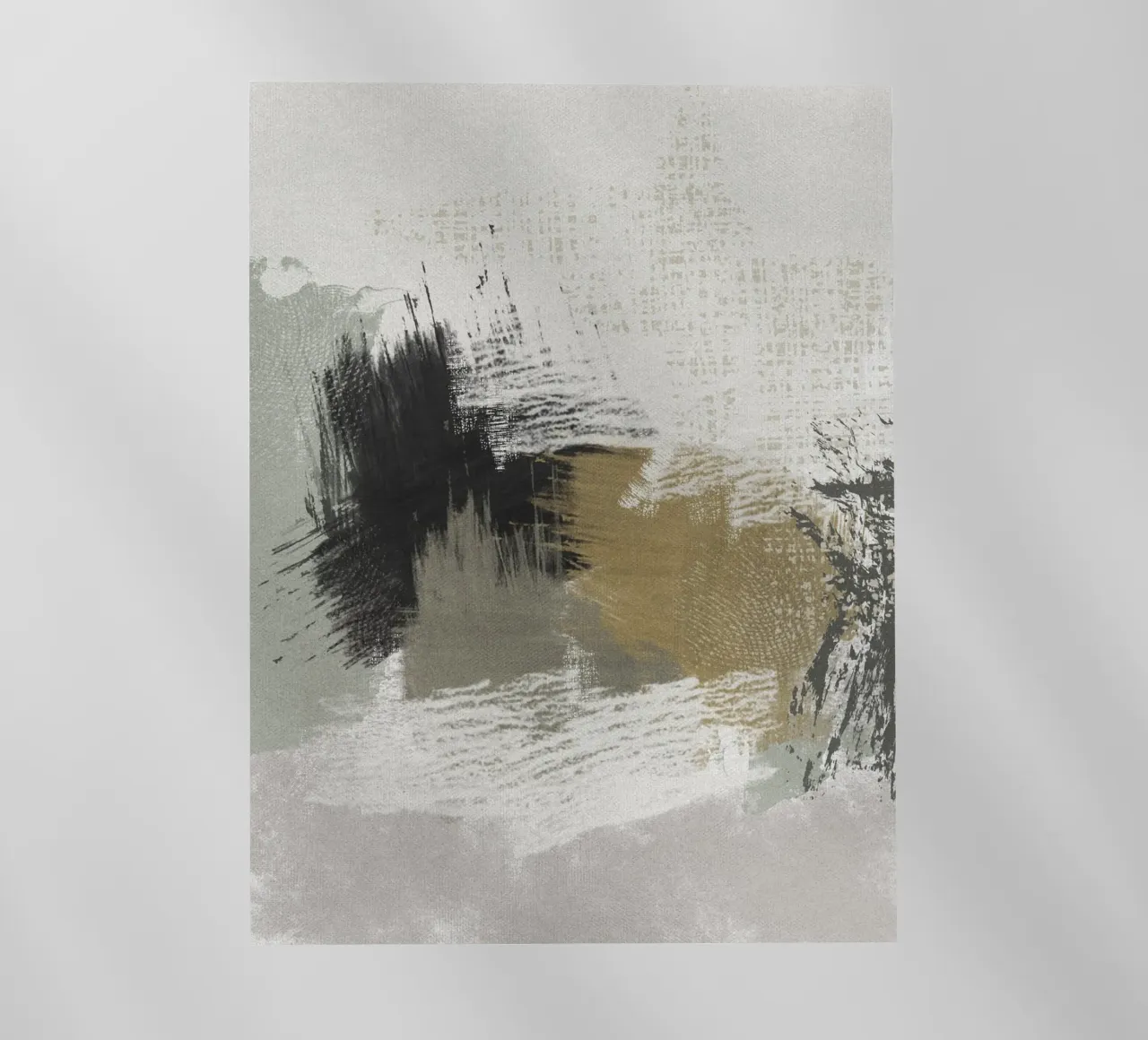 Modern abstract artwork with brush strokes pellicola backlit da Imaginative