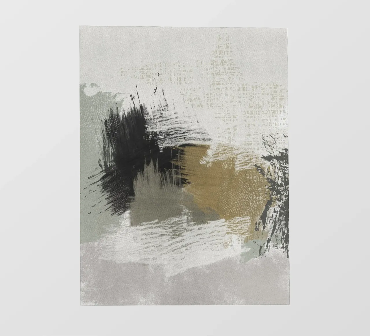 Modern abstract artwork with brush strokes pellicola backlit da Imaginative