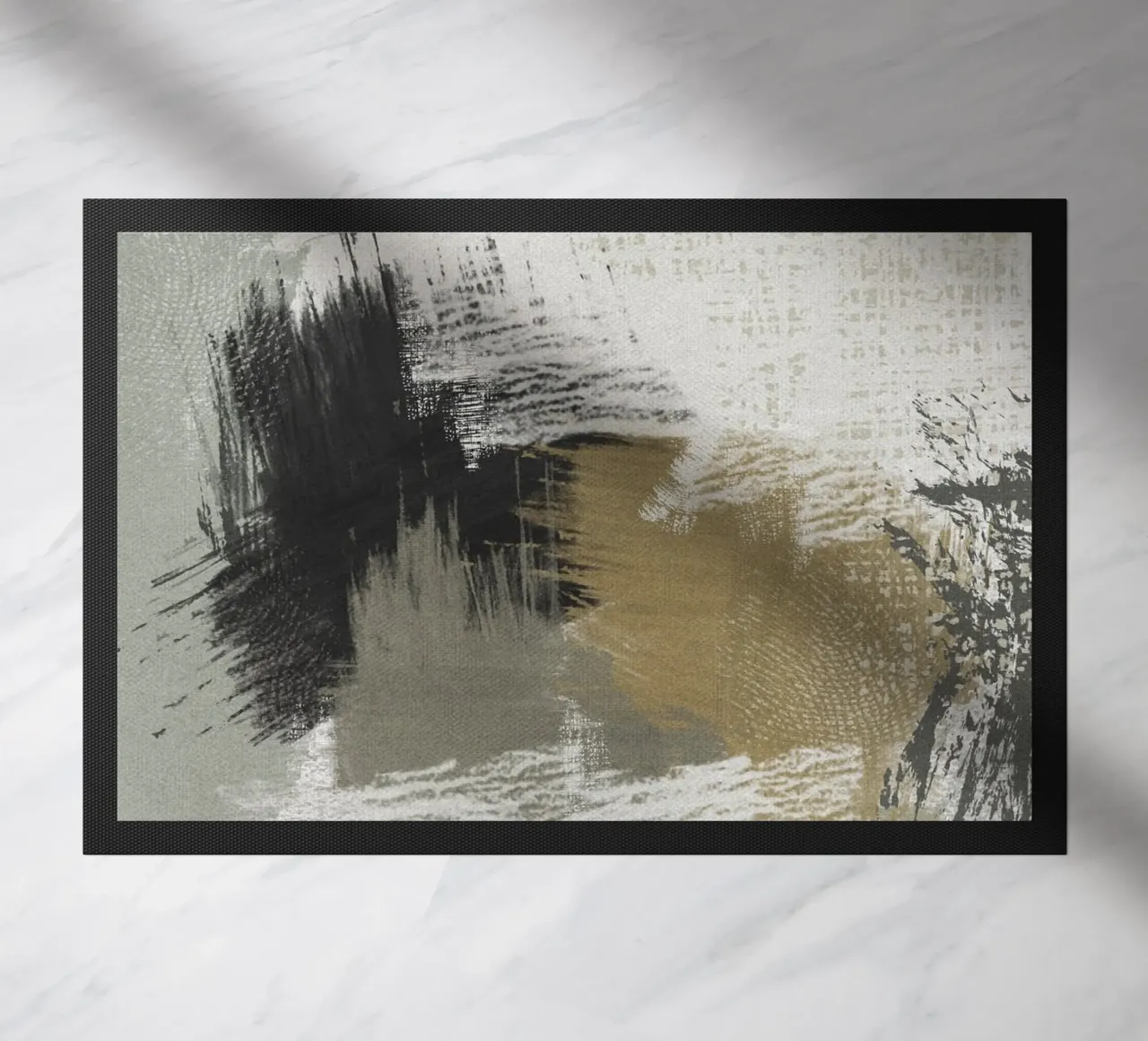 Modern abstract artwork with brush strokes zerbino da Imaginative