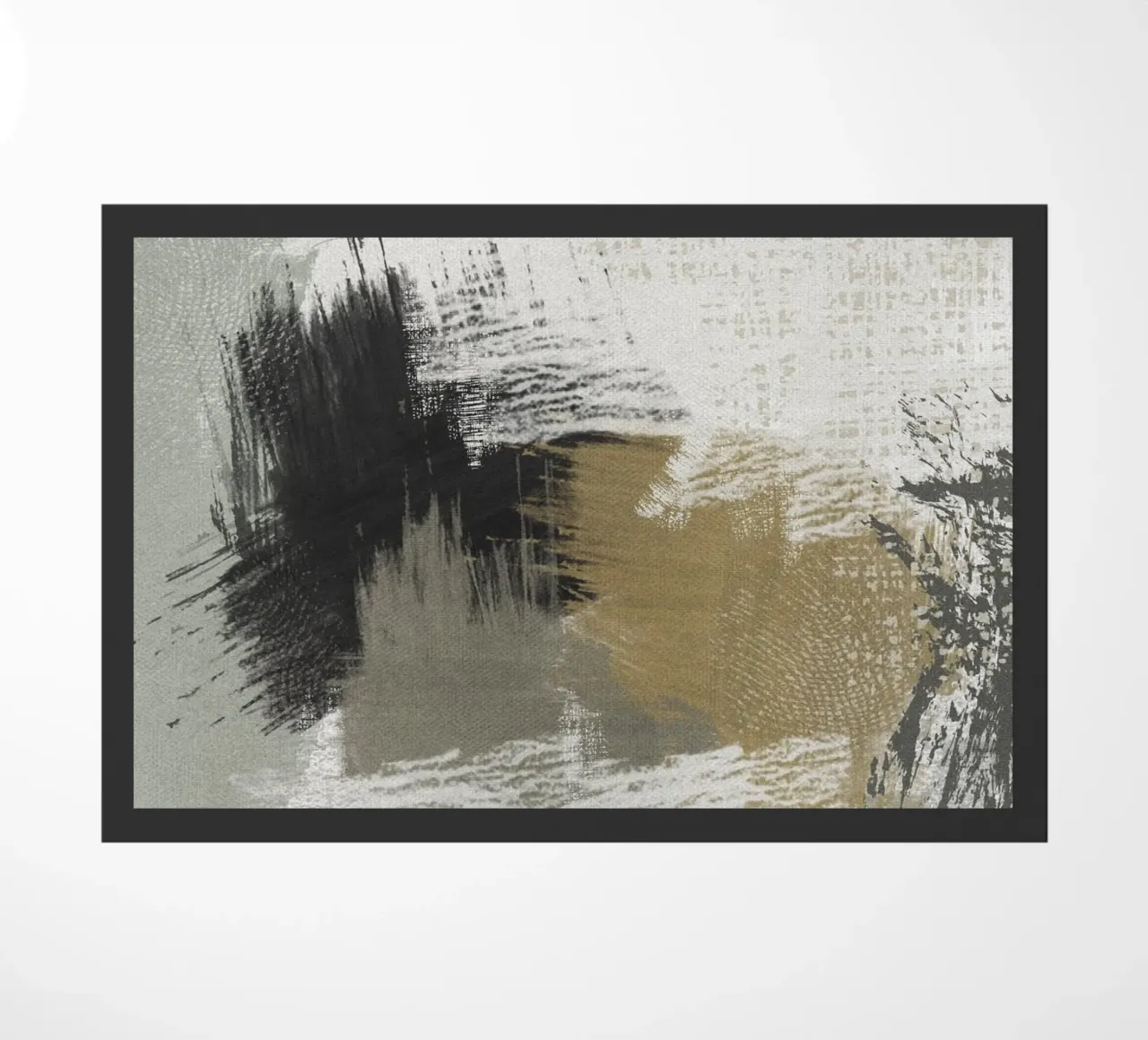 Modern abstract artwork with brush strokes zerbino da Imaginative