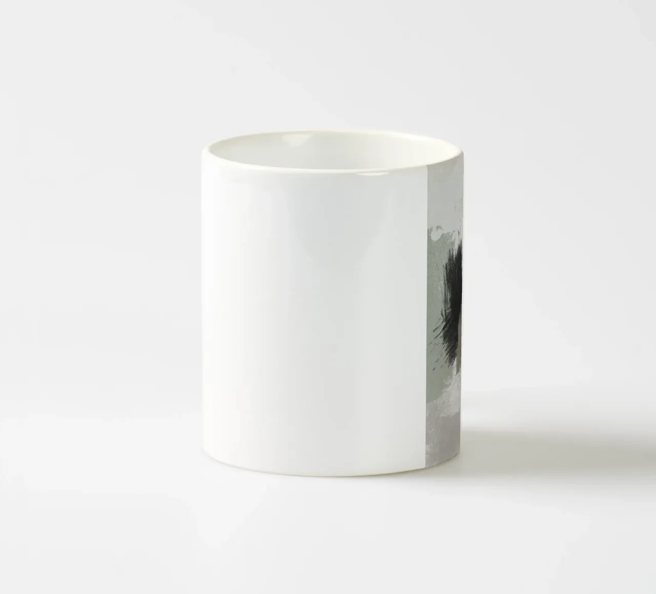 Modern abstract artwork with brush strokes tazza in ceramica da Imaginative