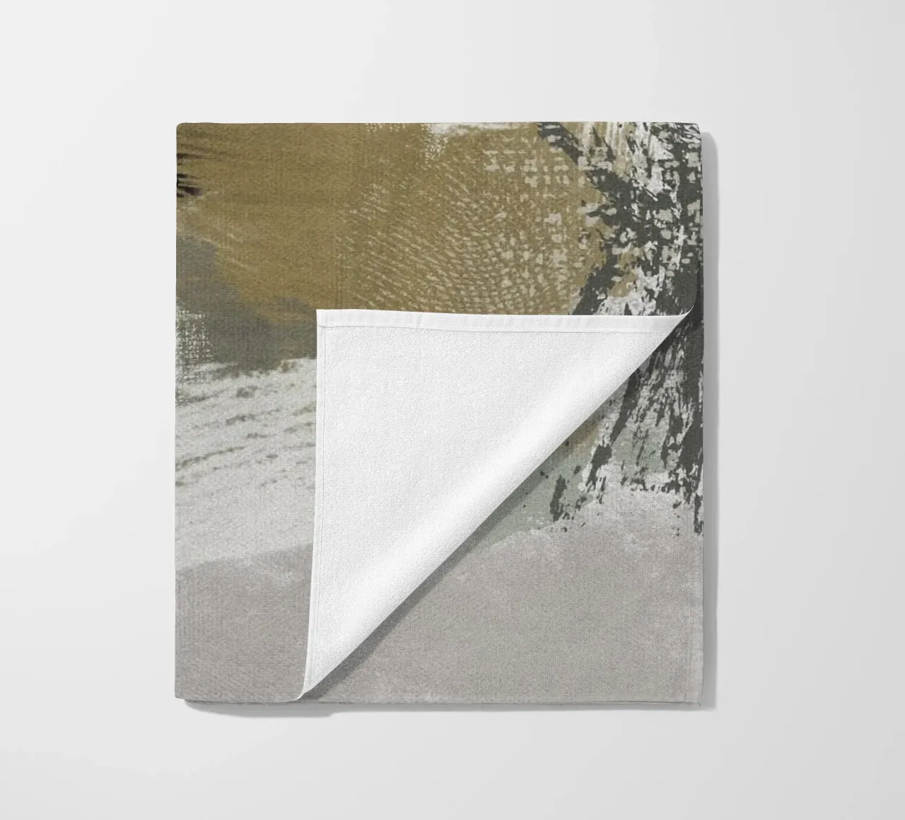 Modern abstract artwork with brush strokes telo mare da Imaginative