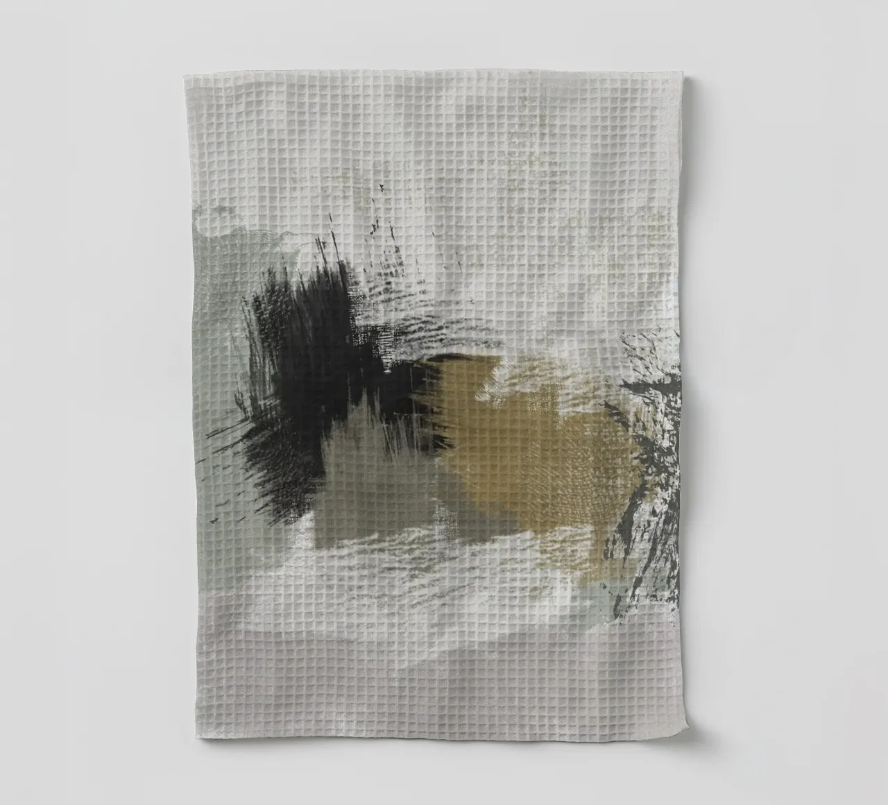 Modern abstract artwork with brush strokes canovaccio da cucina da Imaginative