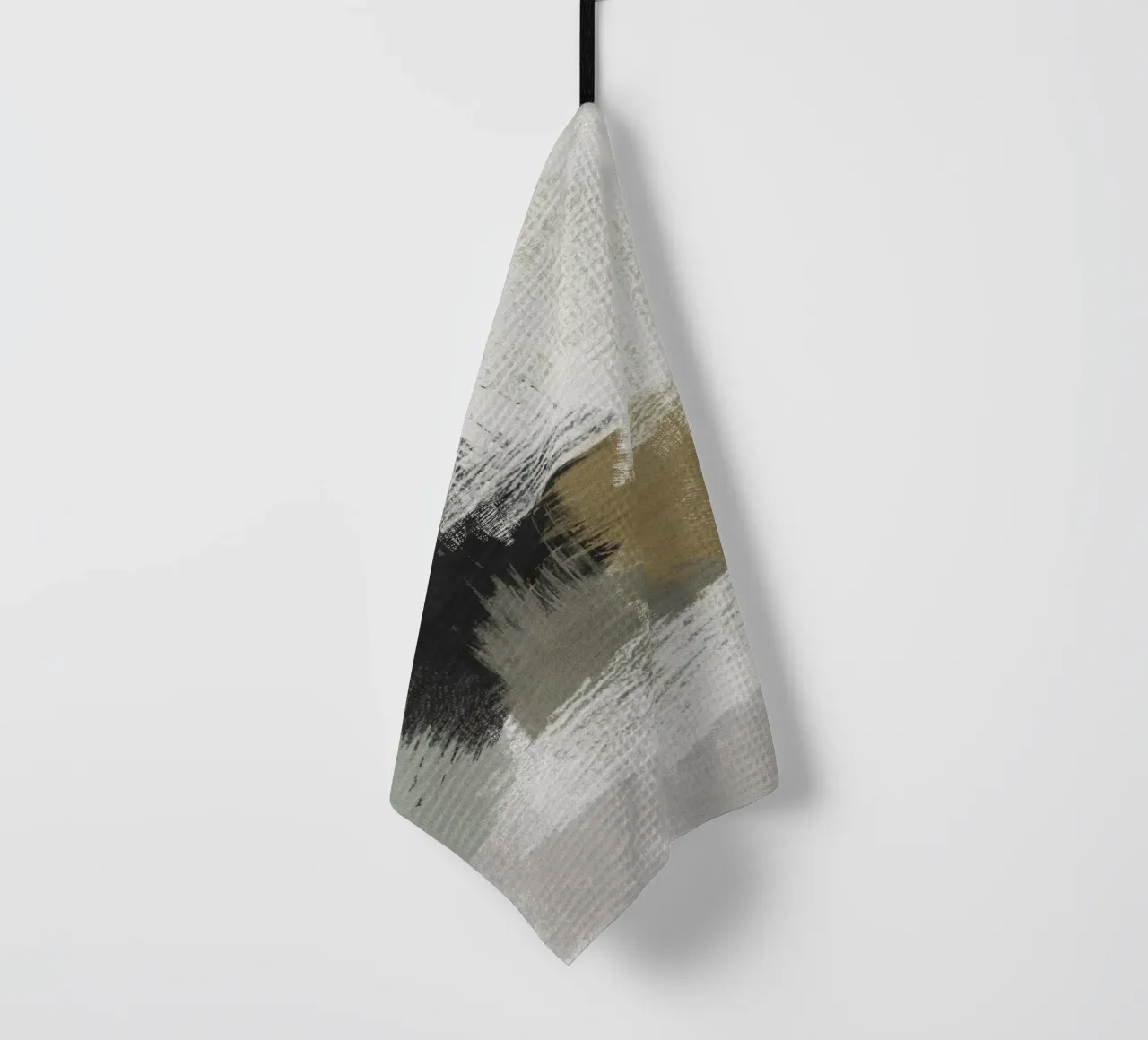 Modern abstract artwork with brush strokes canovaccio da cucina da Imaginative